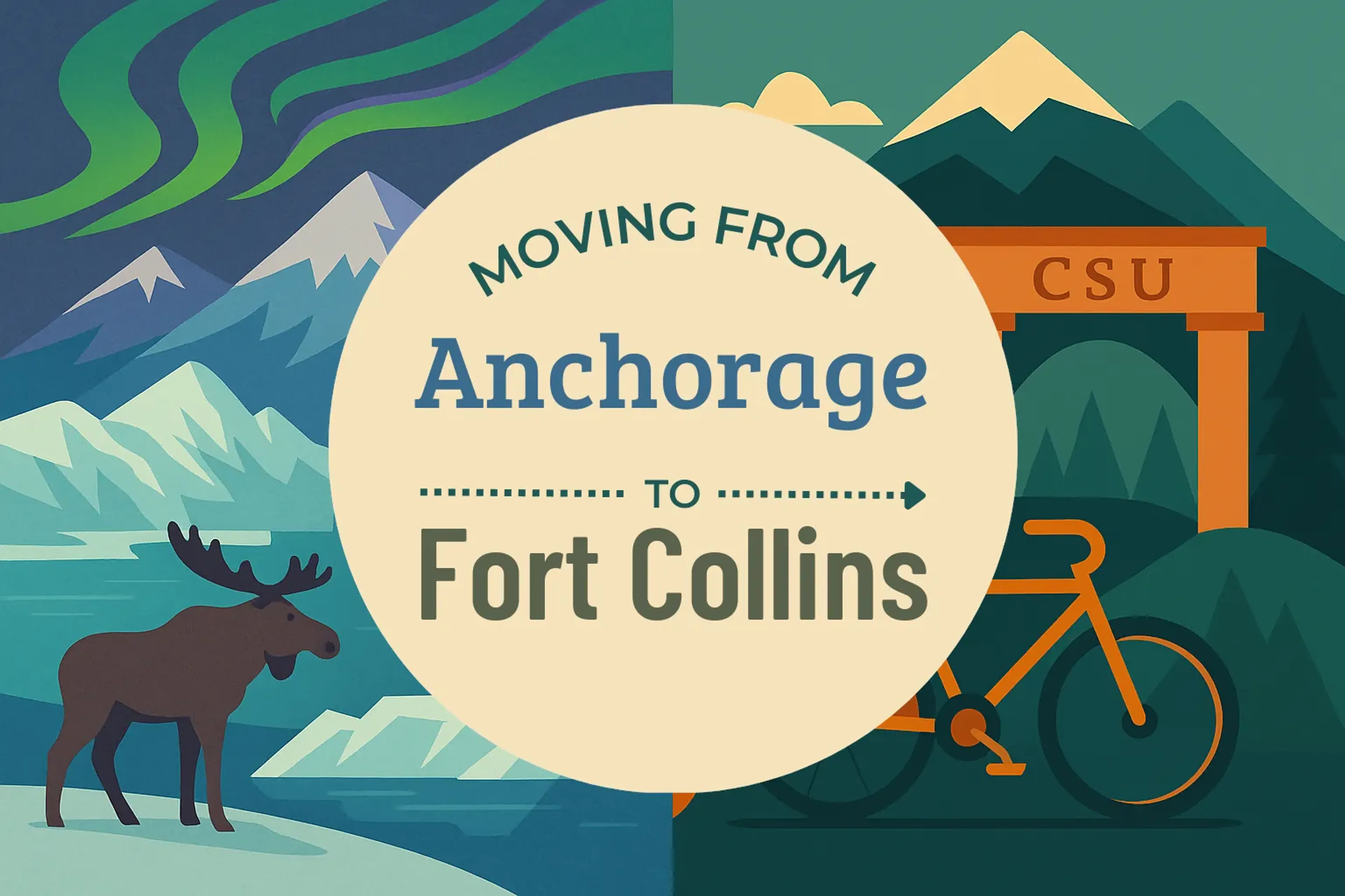 Side-by-side comparison of Anchorage to Fort Collins moving companies