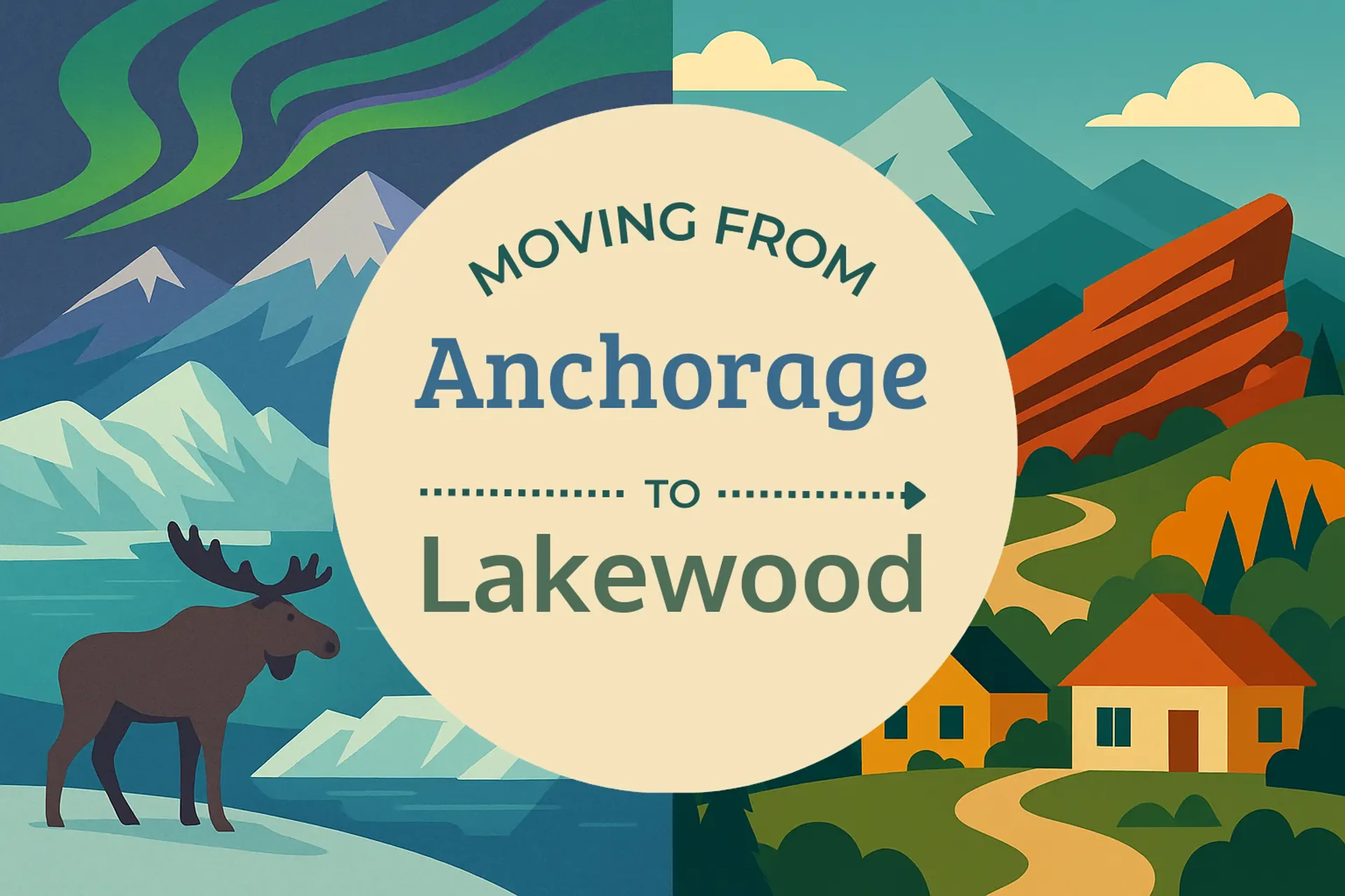 Side-by-side comparison of Anchorage to Lakewood moving companies