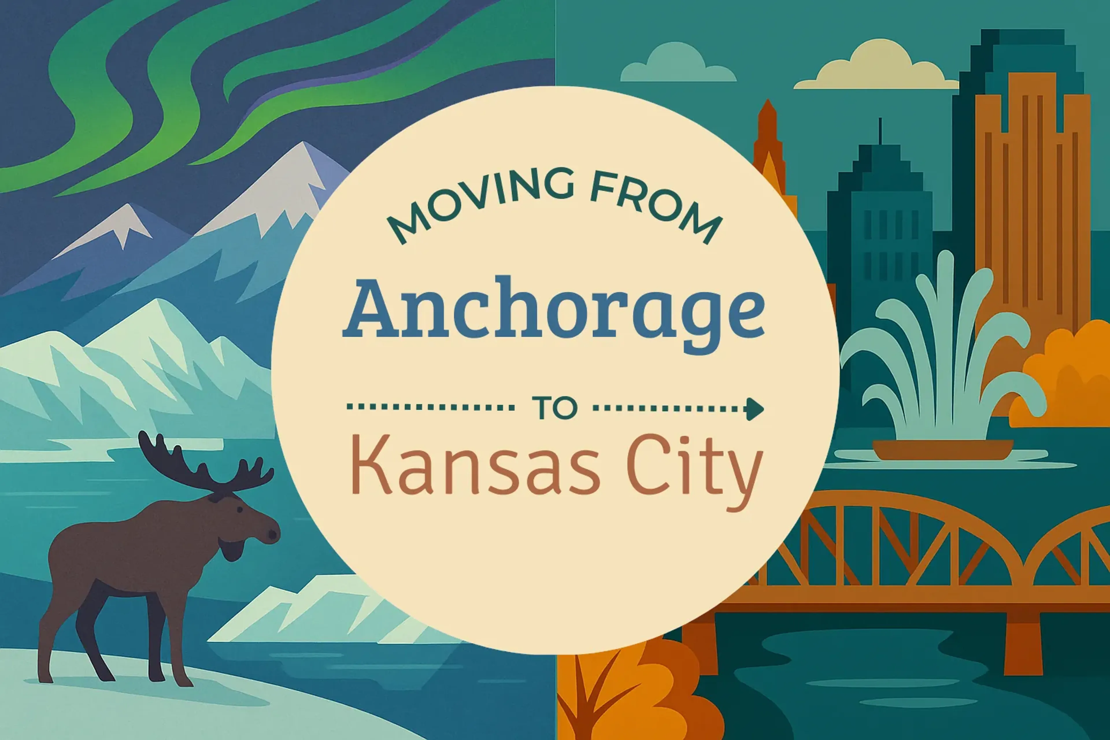 Side-by-side comparison of Anchorage to Kansas City moving companies