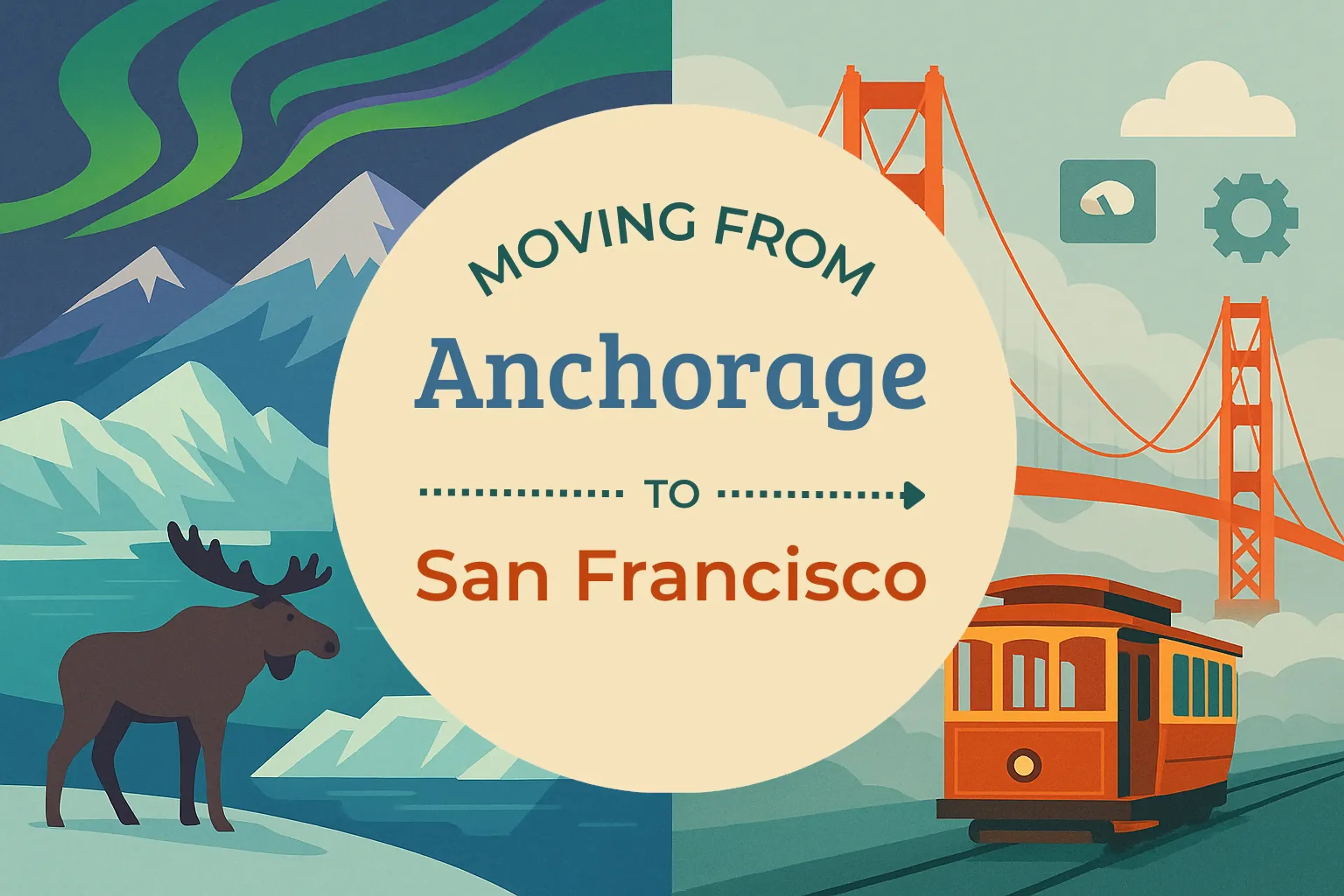 Side-by-side comparison of Anchorage to San Francisco moving companies
