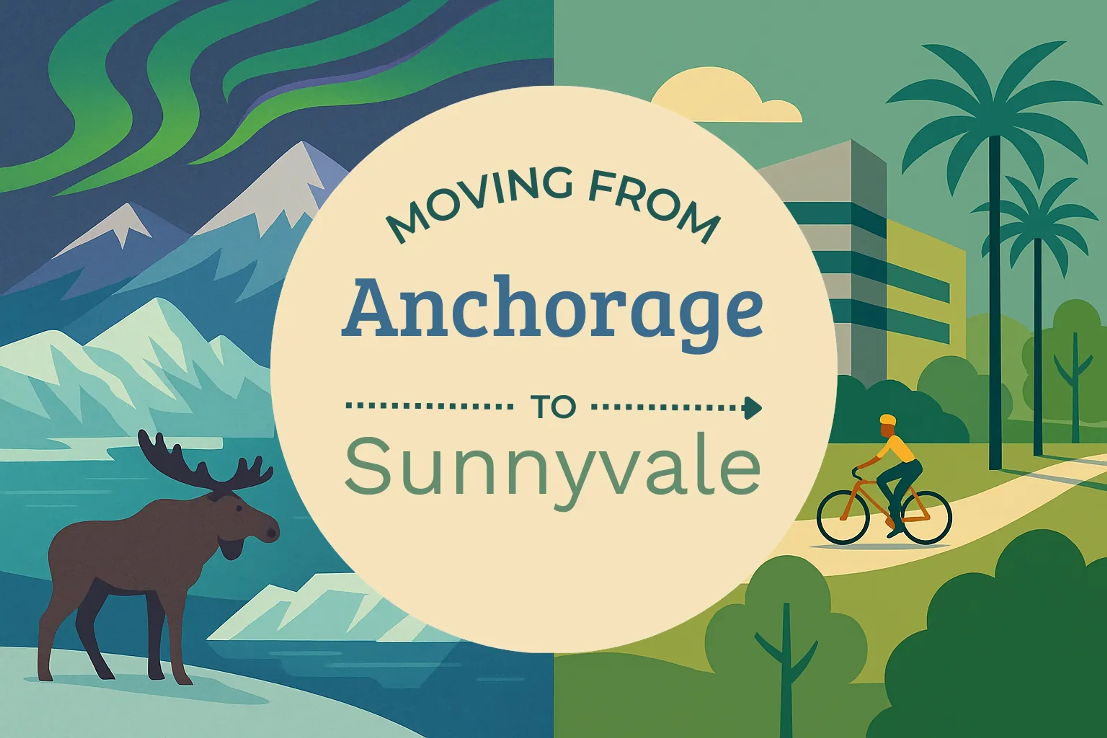 Side-by-side comparison of Anchorage to Sunnyvale moving companies