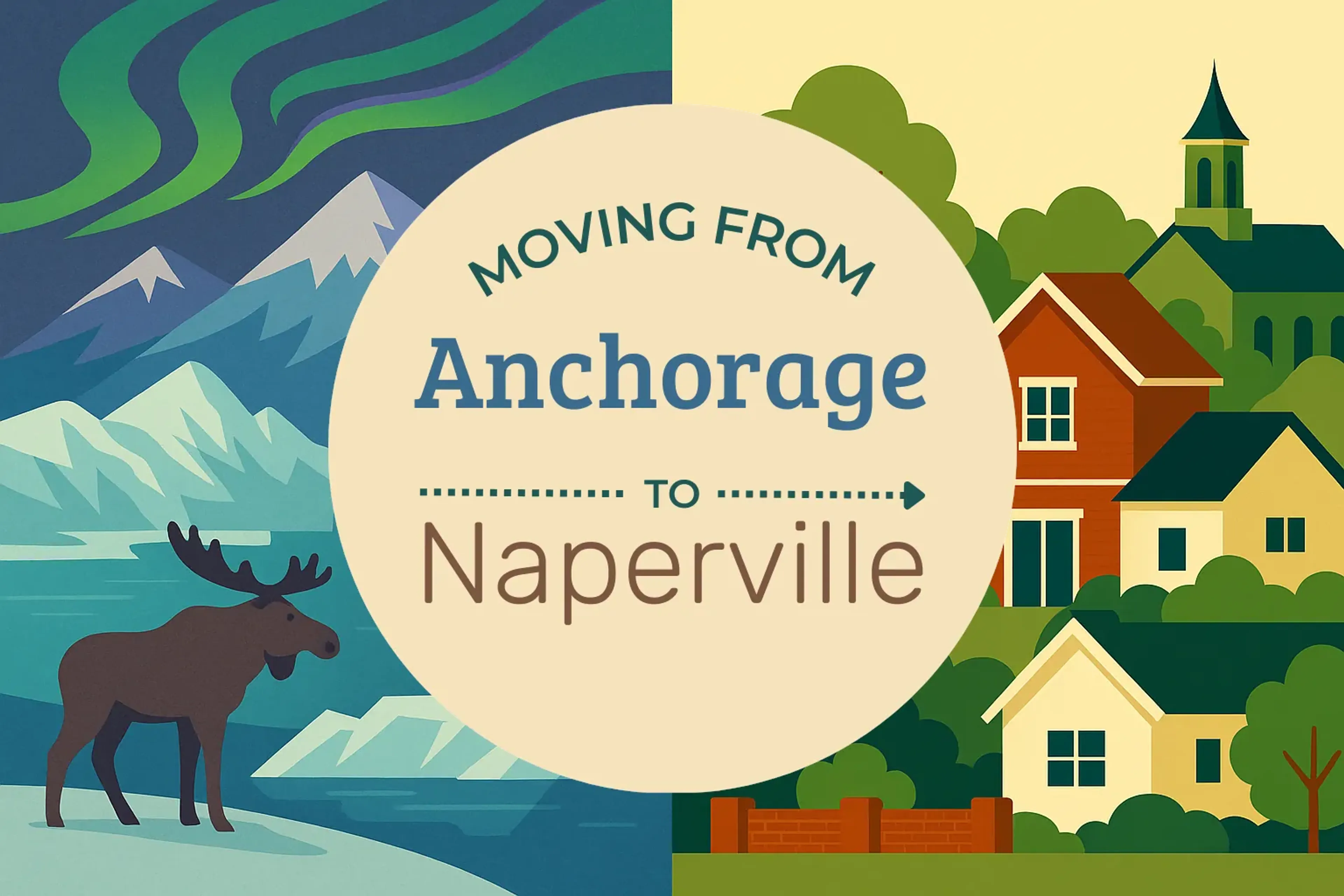 Side-by-side comparison of Anchorage to Naperville moving companies
