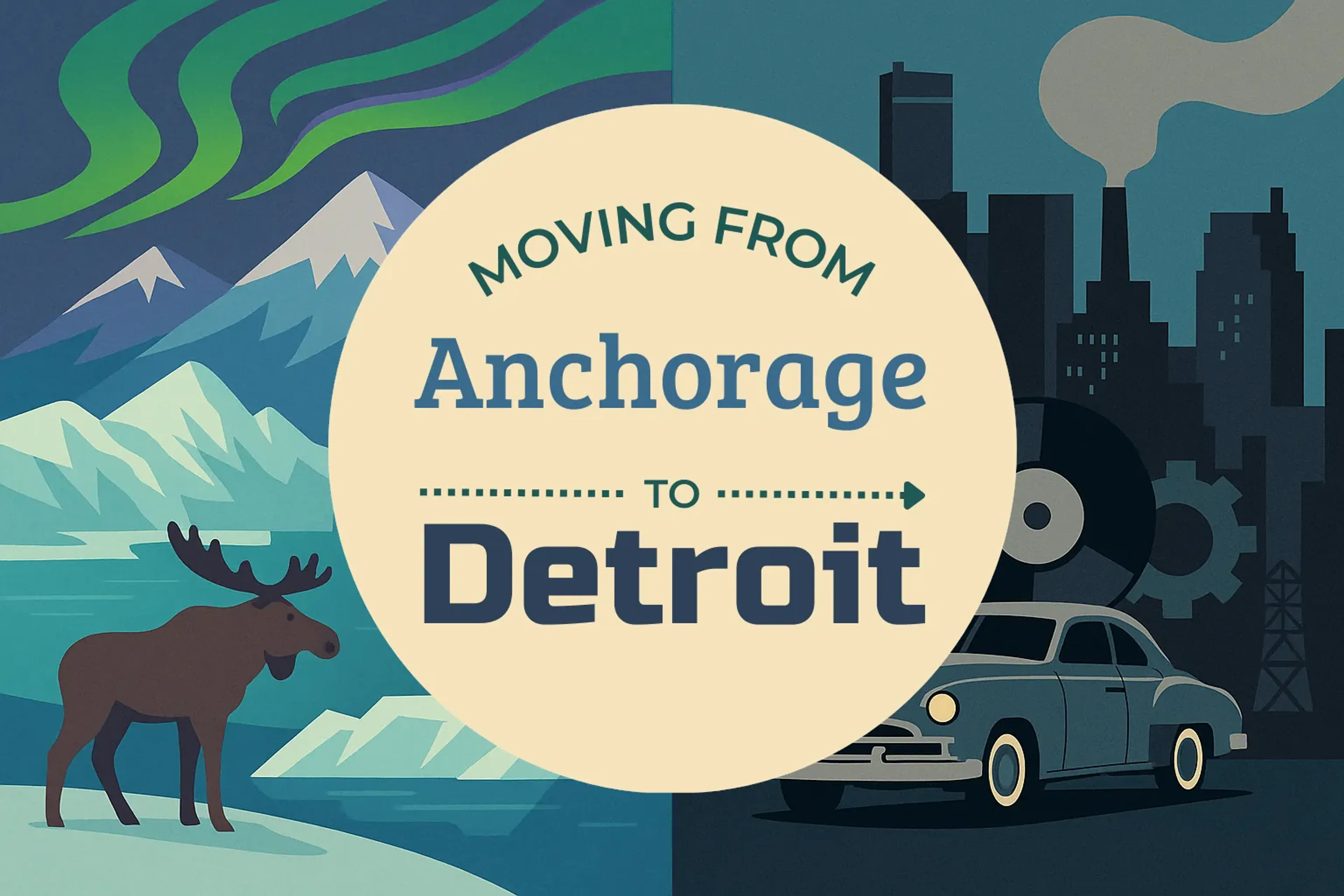 Side-by-side comparison of Anchorage to Detroit moving companies