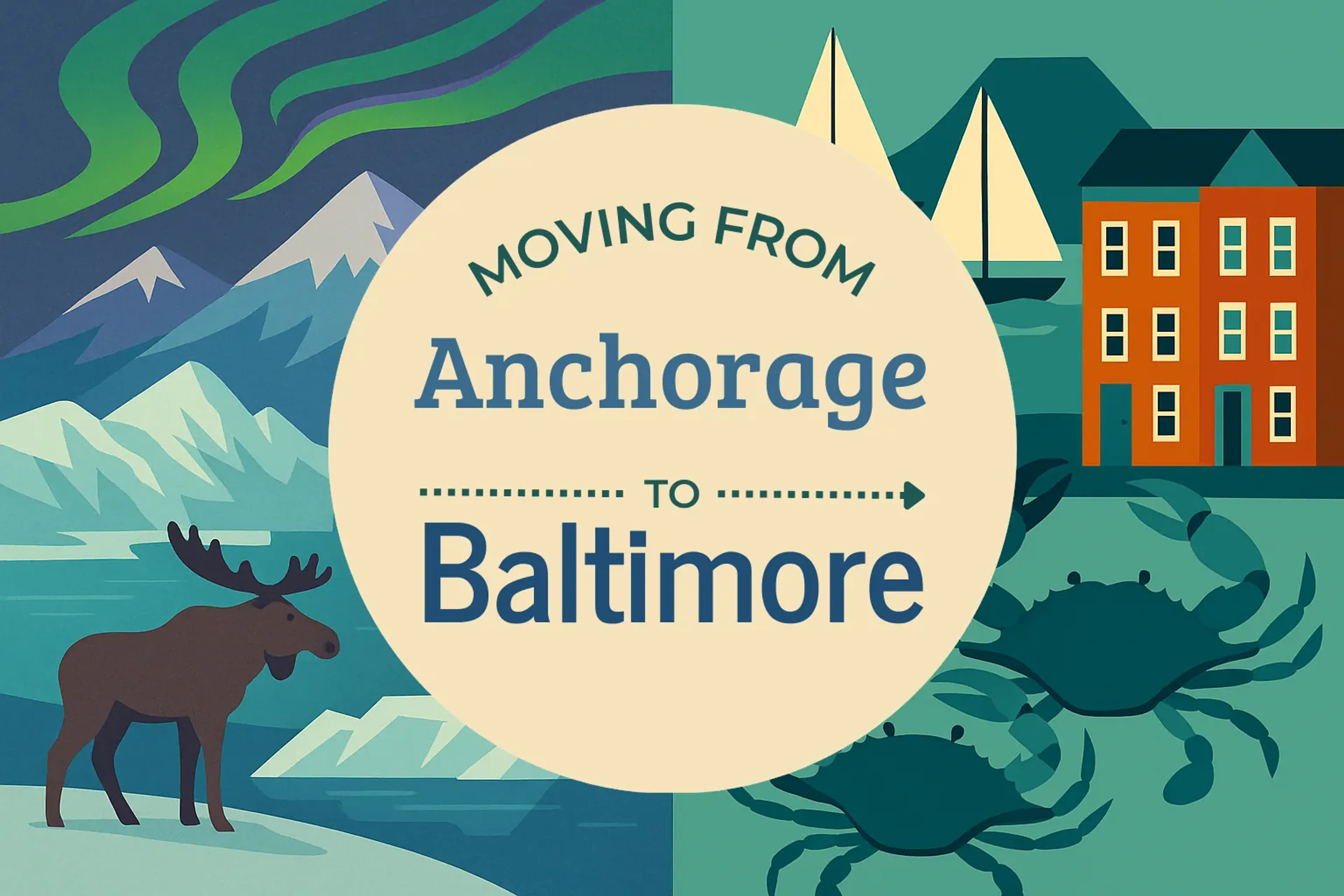 Side-by-side comparison of Anchorage to Baltimore moving companies