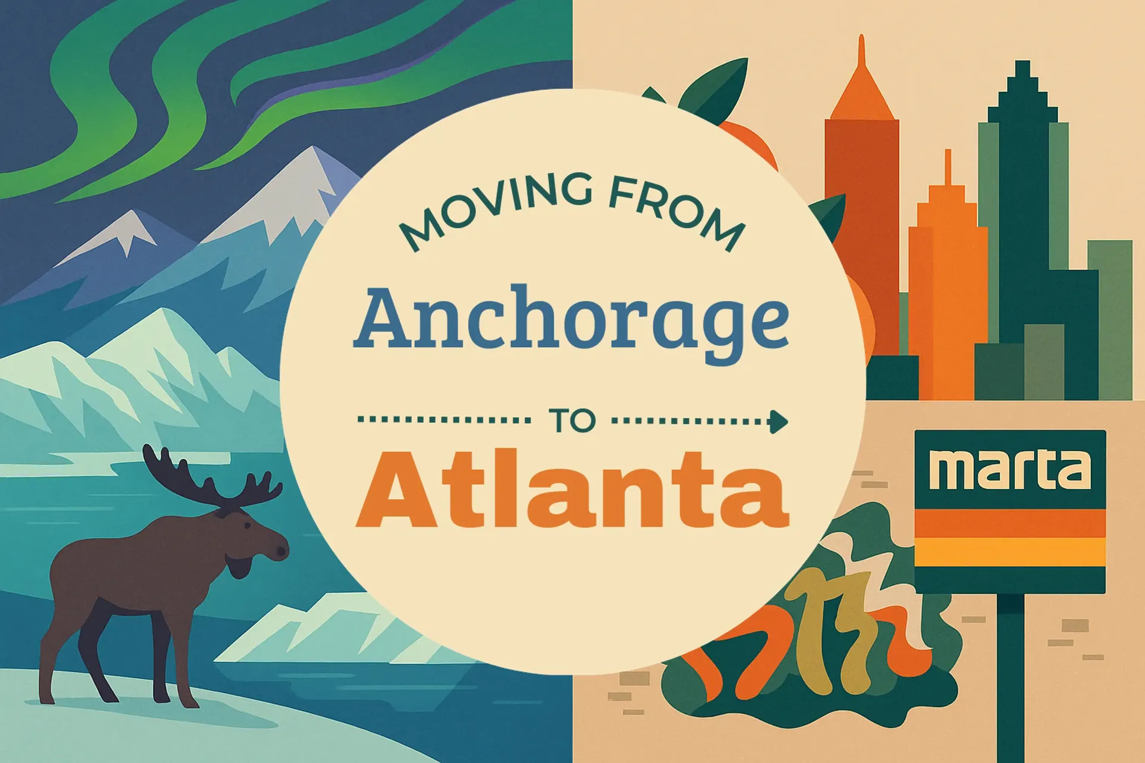 Side-by-side comparison of Anchorage to Atlanta moving companies