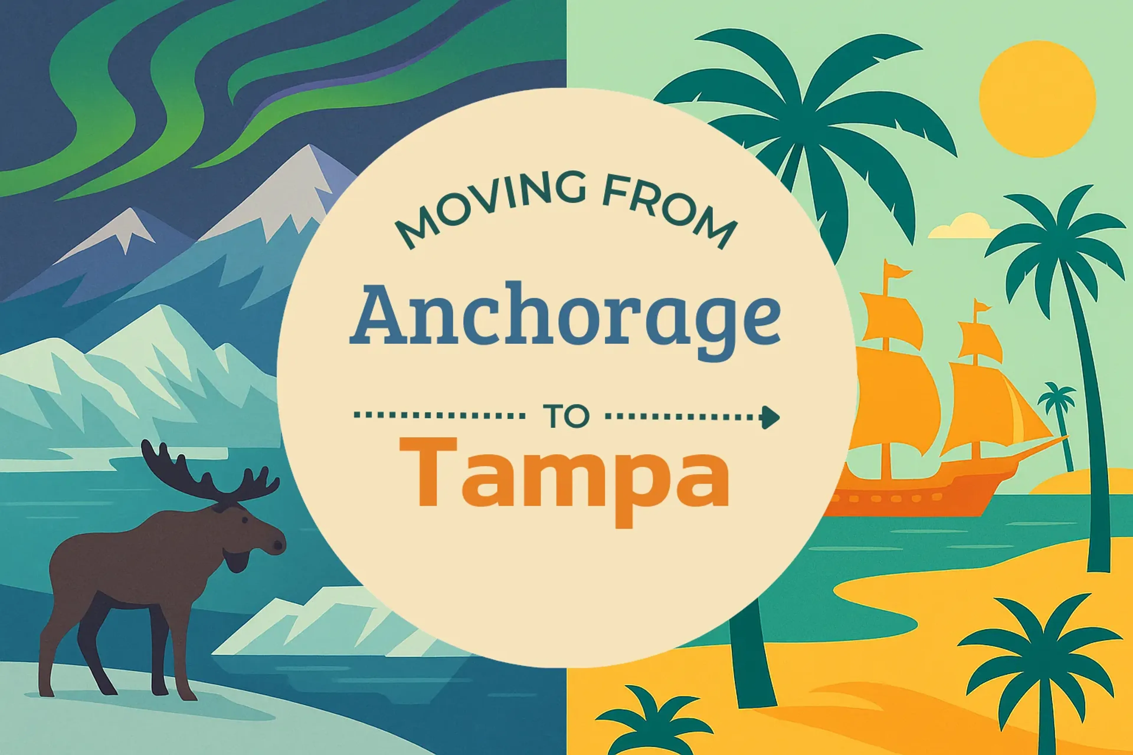 Side-by-side comparison of Anchorage to Tampa moving companies