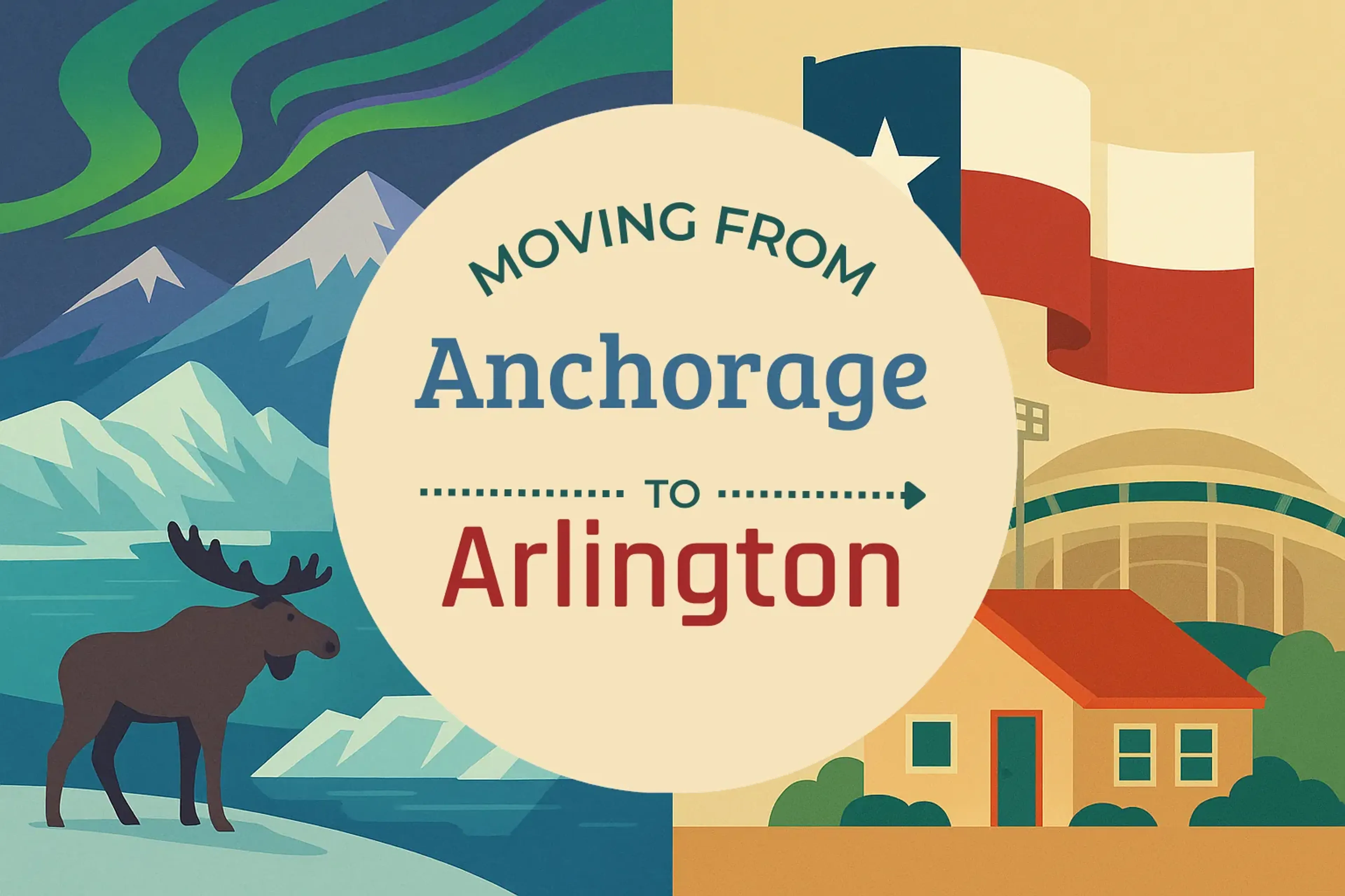 Side-by-side comparison of Anchorage to Arlington moving companies