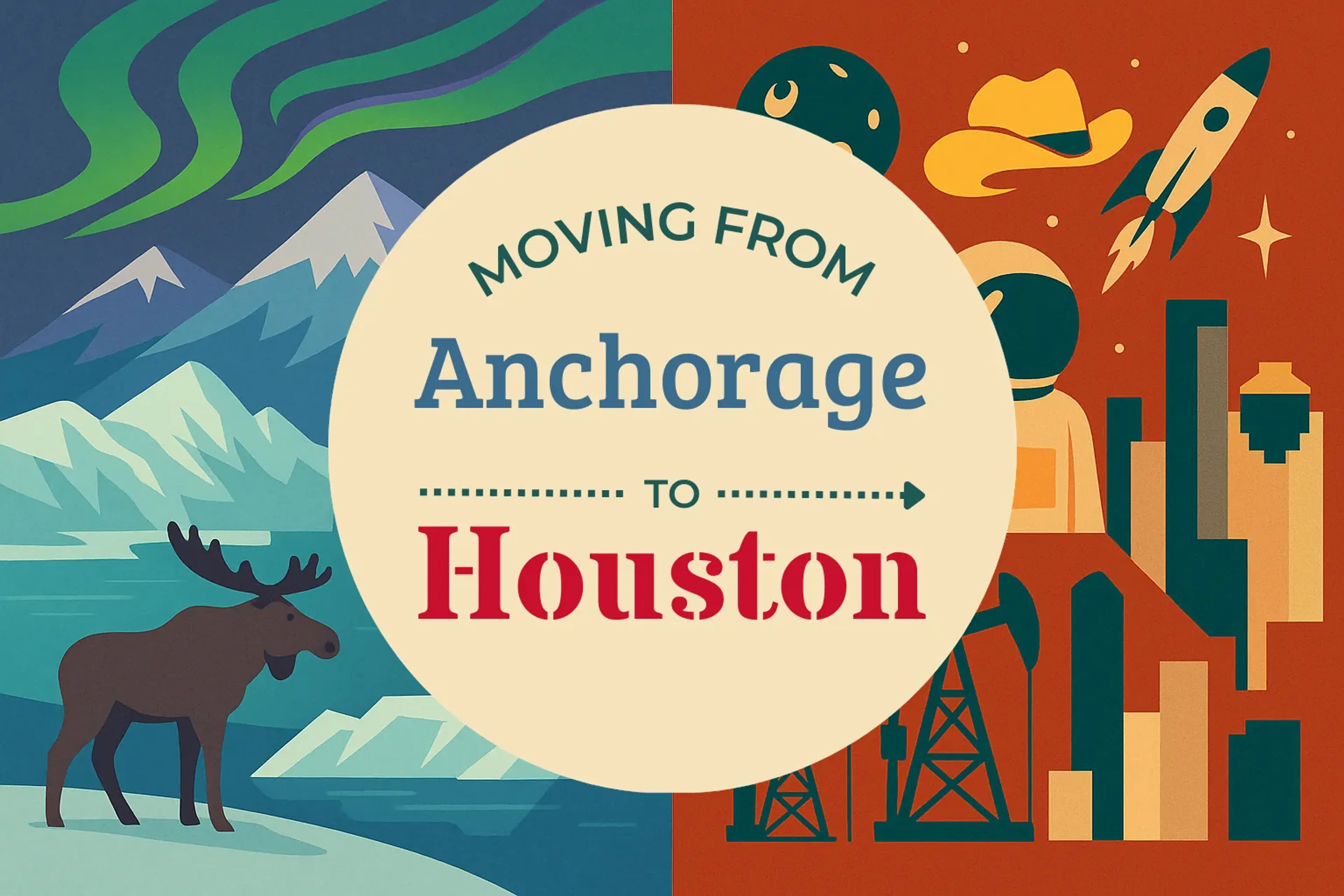 Side-by-side comparison of Anchorage to Houston moving companies