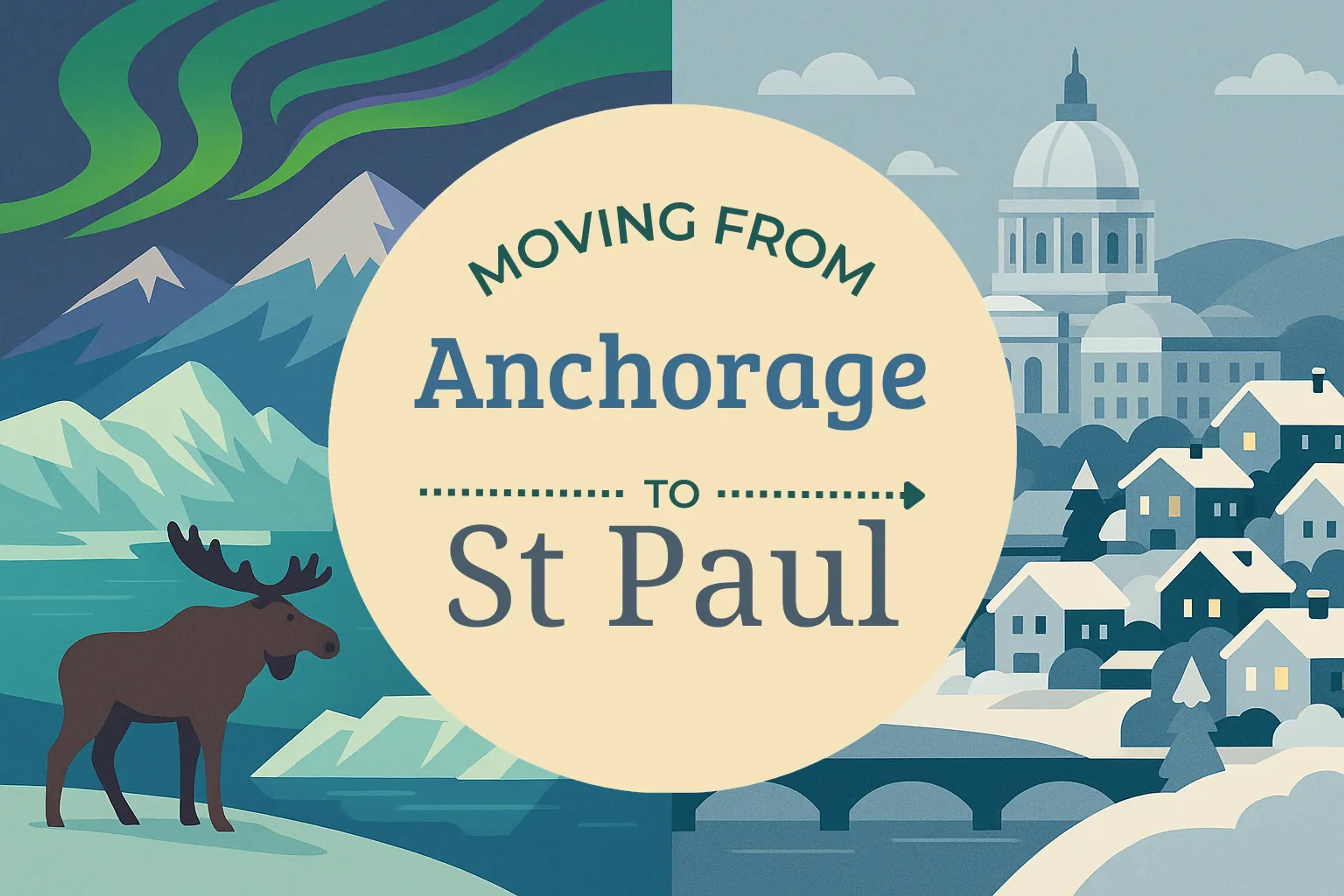 Side-by-side comparison of Anchorage to St. Paul moving companies