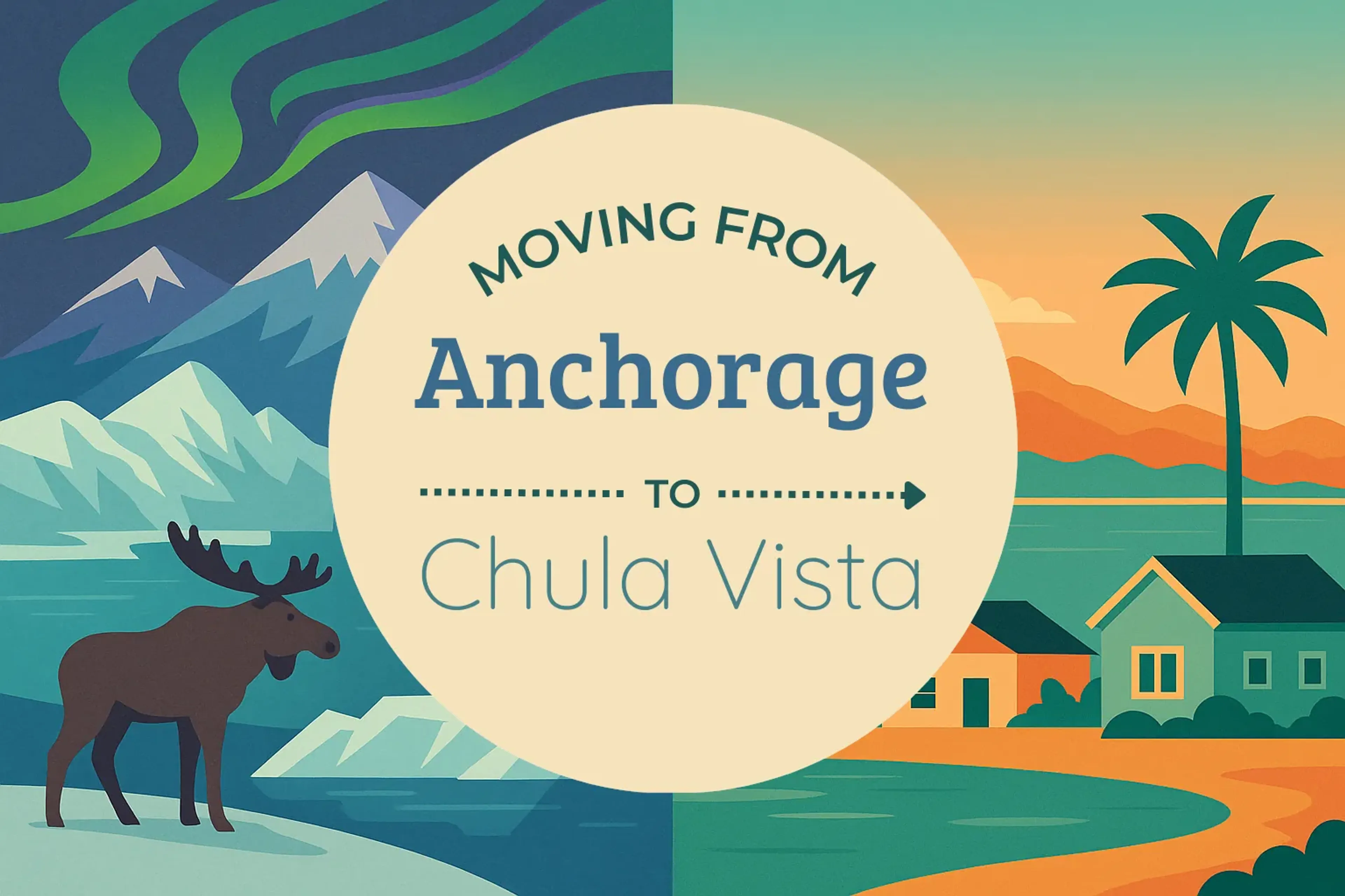 Side-by-side comparison of Anchorage to Chula Vista moving companies