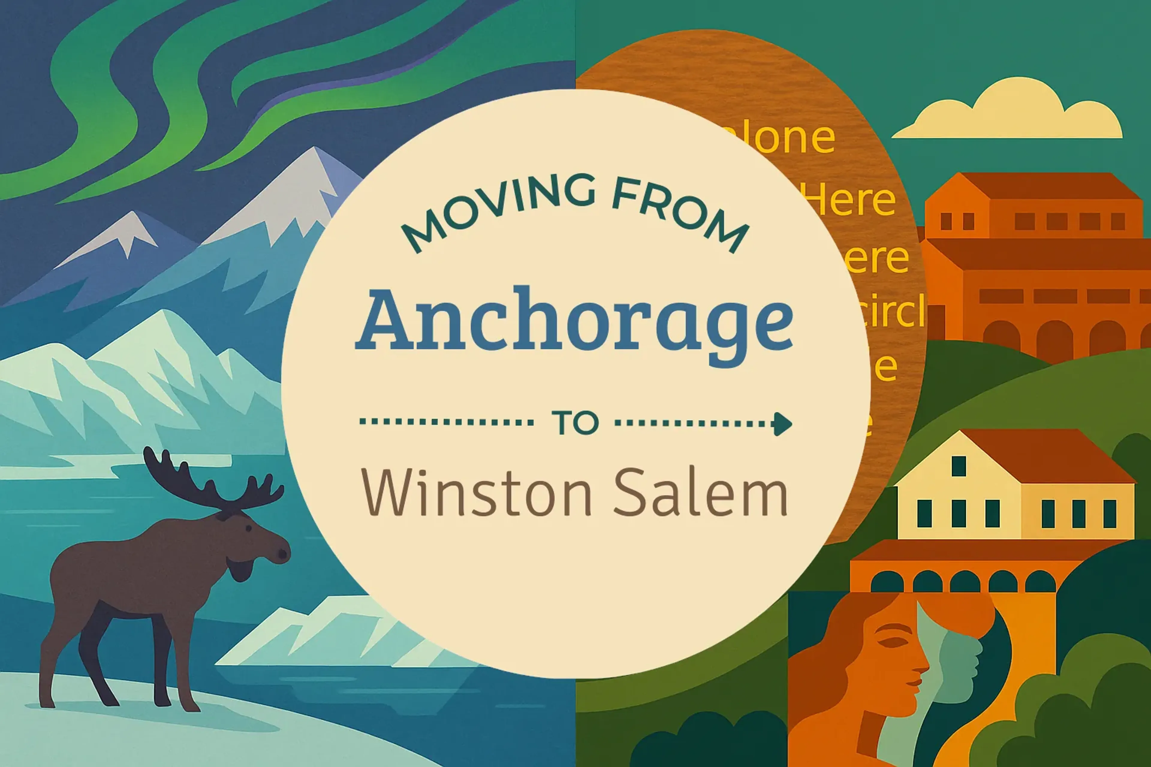 Side-by-side comparison of Anchorage to Winston Salem moving companies