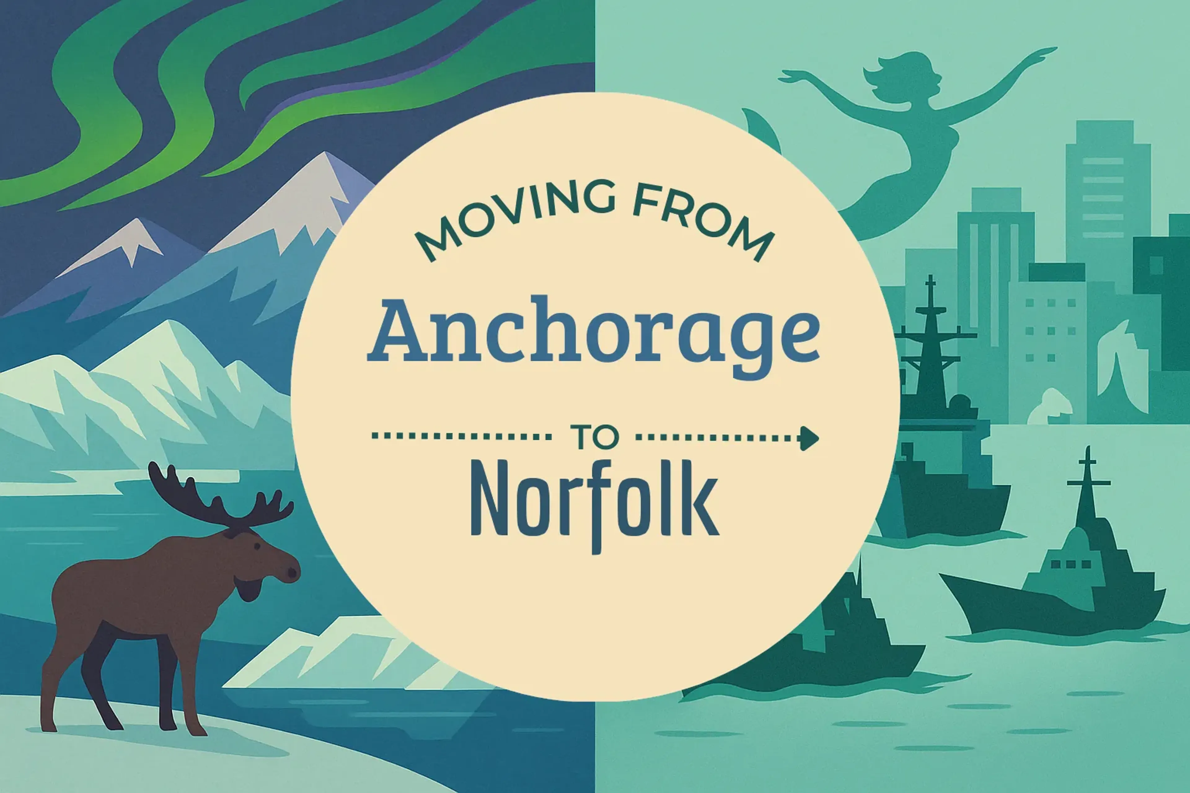 Side-by-side comparison of Anchorage to Norfolk moving companies