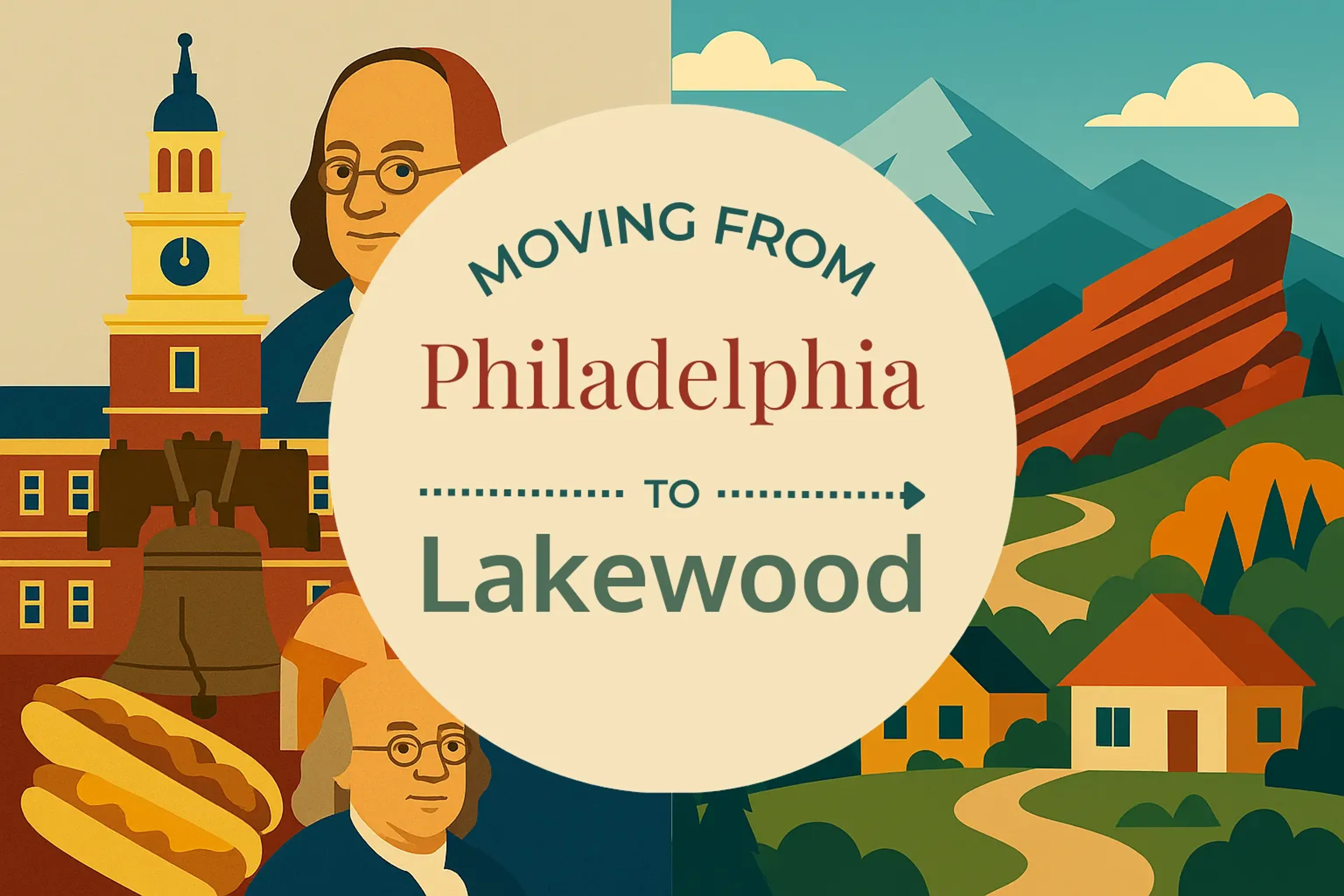 Side-by-side comparison of Philadelphia to Lakewood moving companies