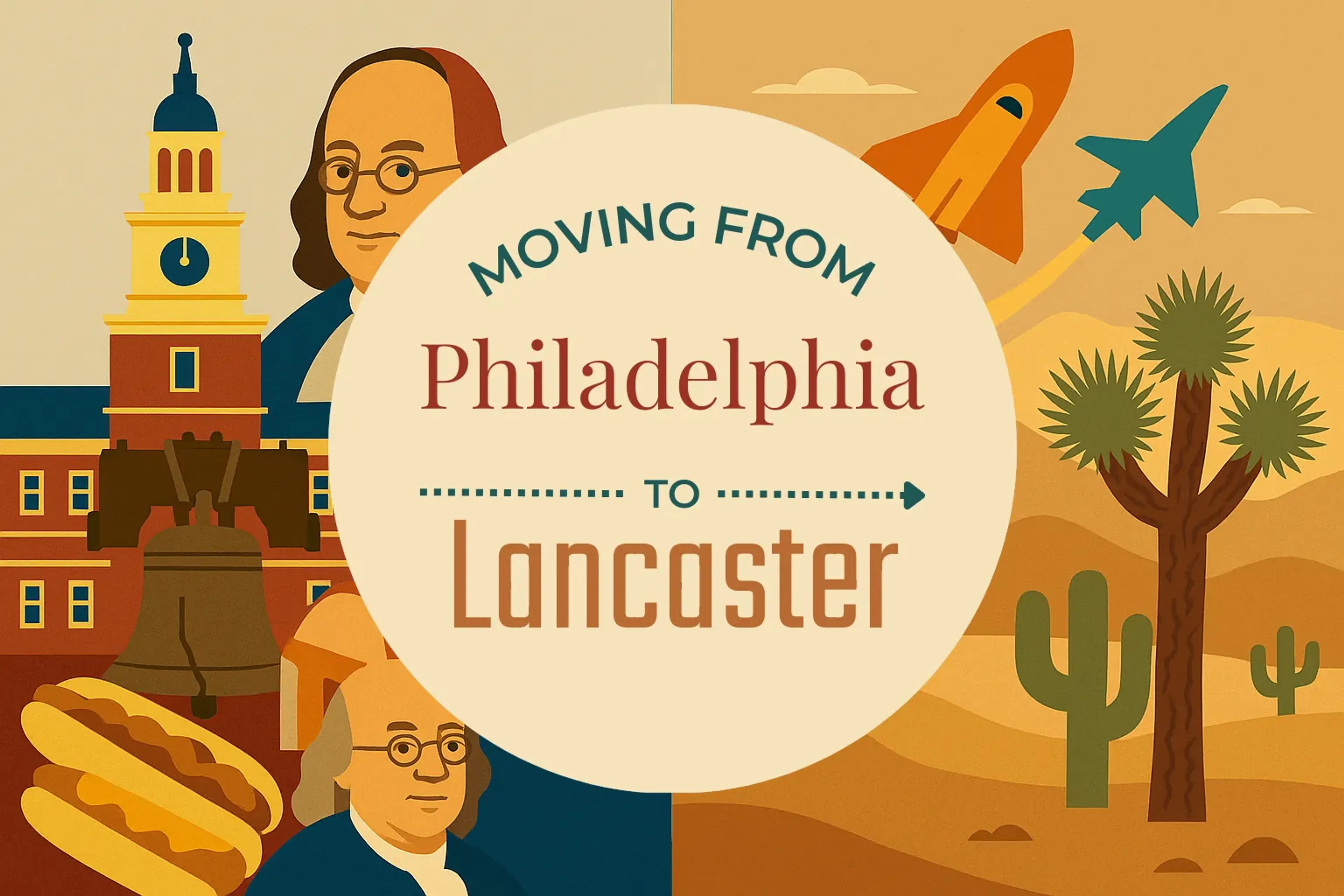 Side-by-side comparison of Philadelphia to Lancaster moving companies