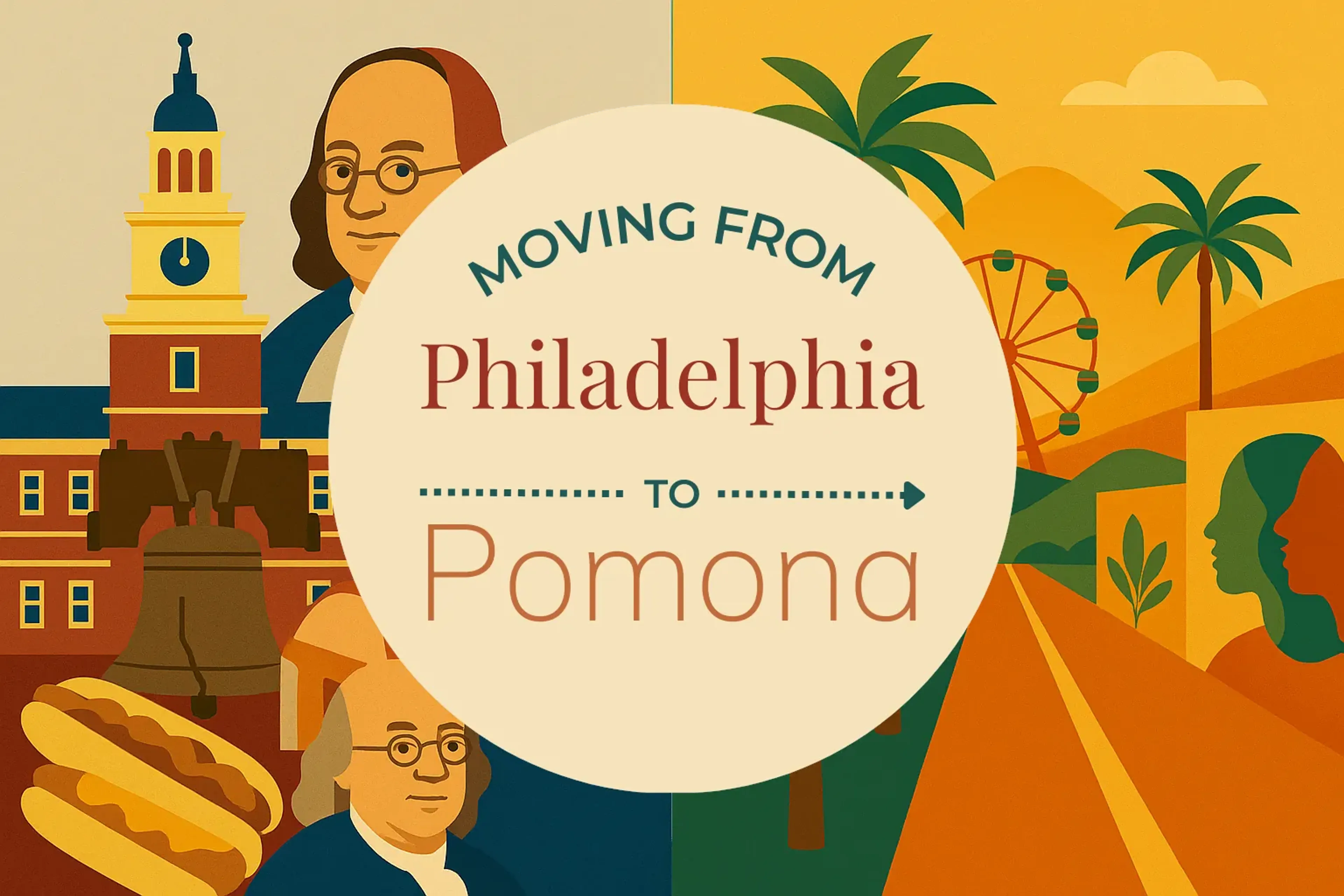 Side-by-side comparison of Philadelphia to Pomona moving companies