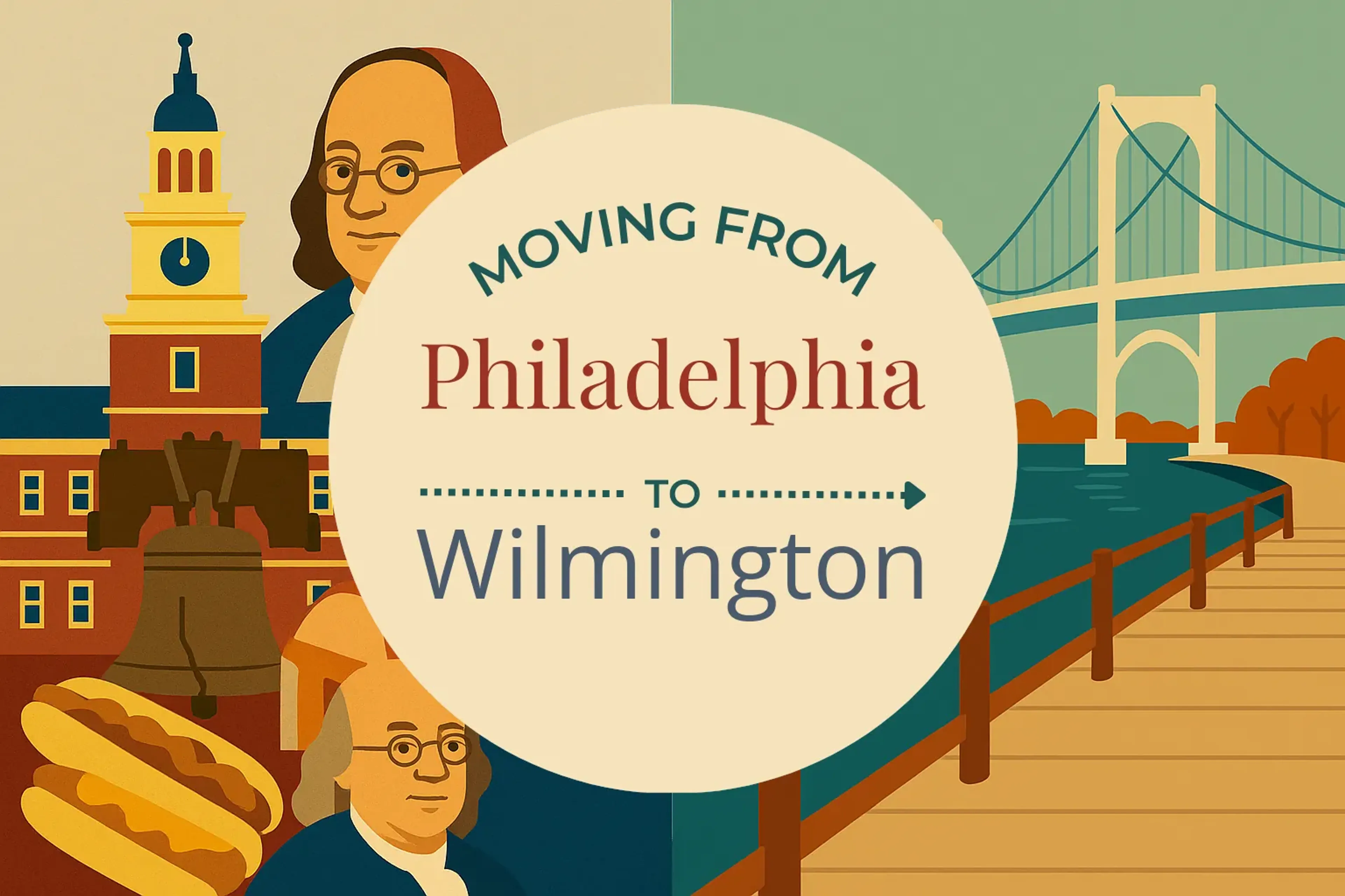 Side-by-side comparison of Philadelphia to Wilmington moving companies