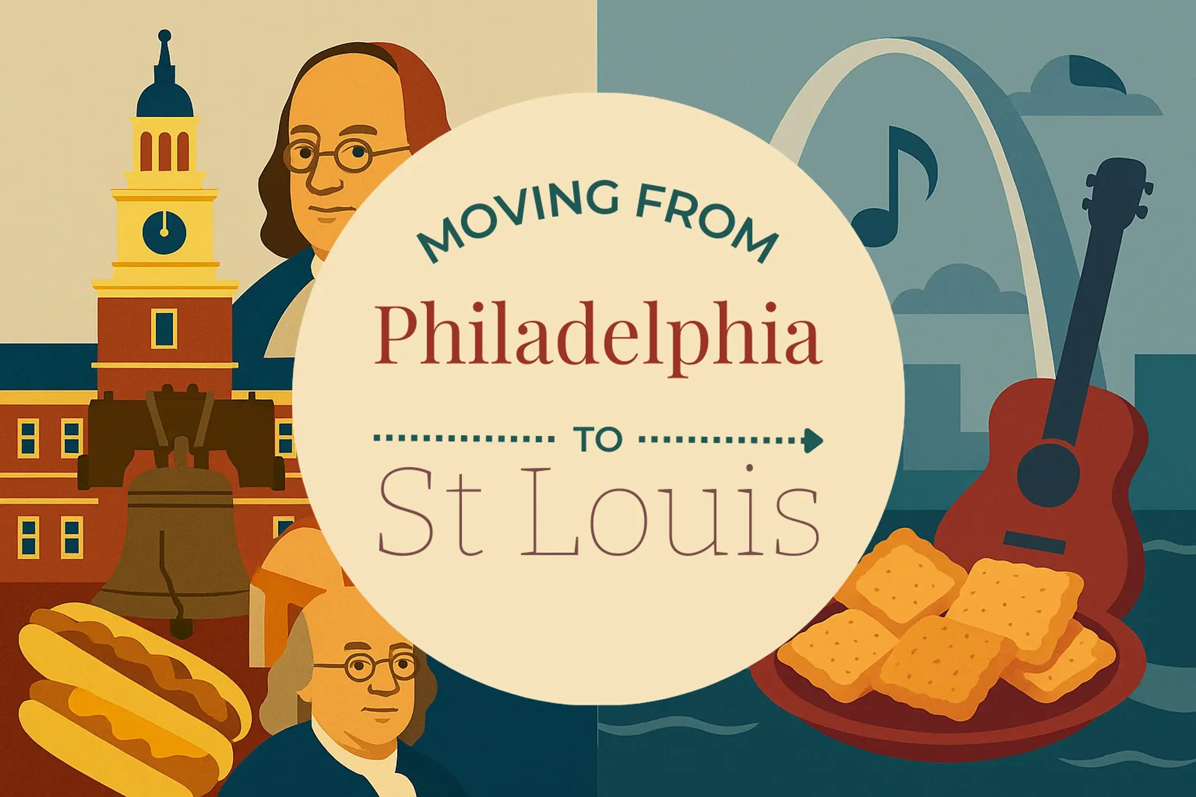 Side-by-side comparison of Philadelphia to St. Louis moving companies