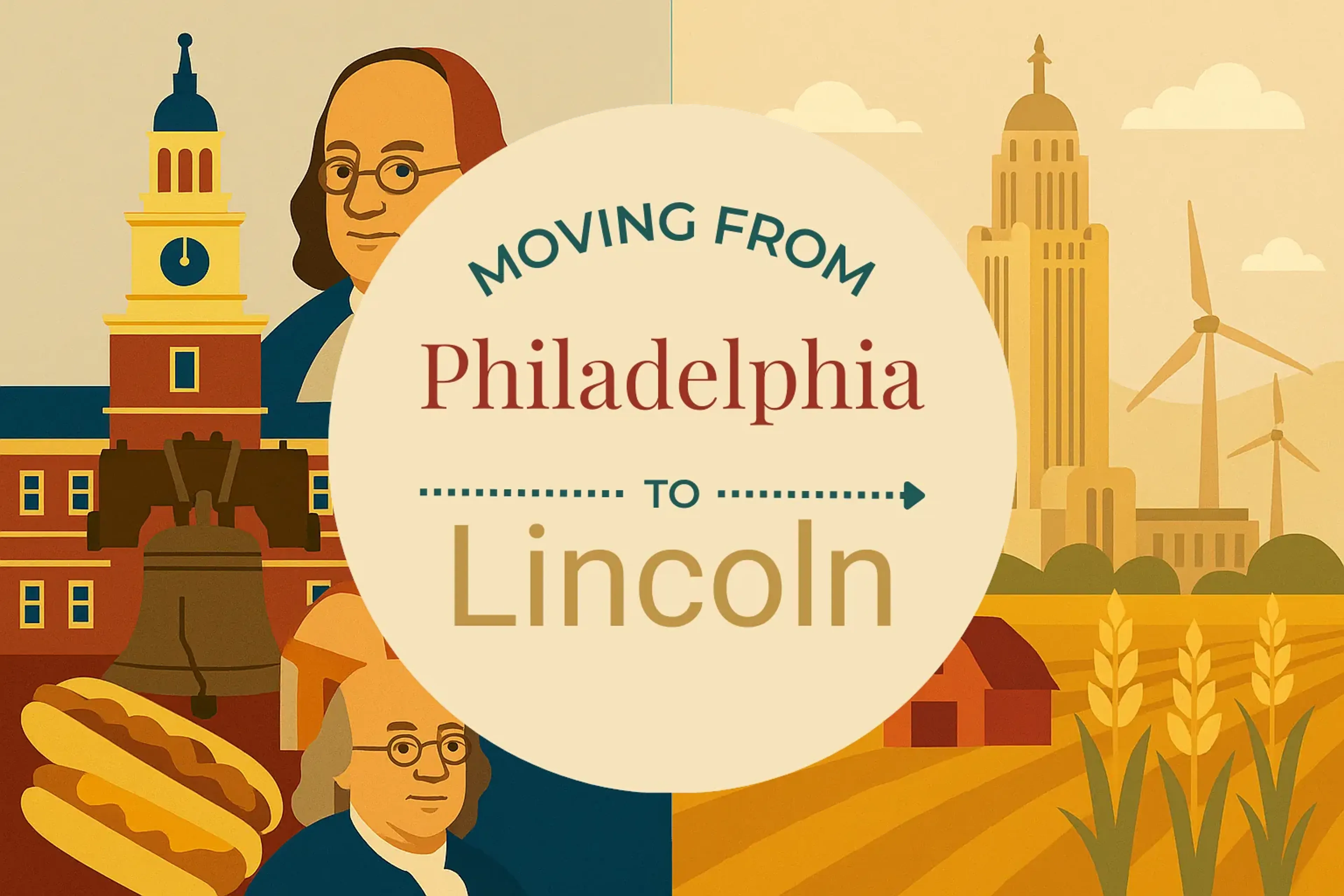 Side-by-side comparison of Philadelphia to Lincoln moving companies