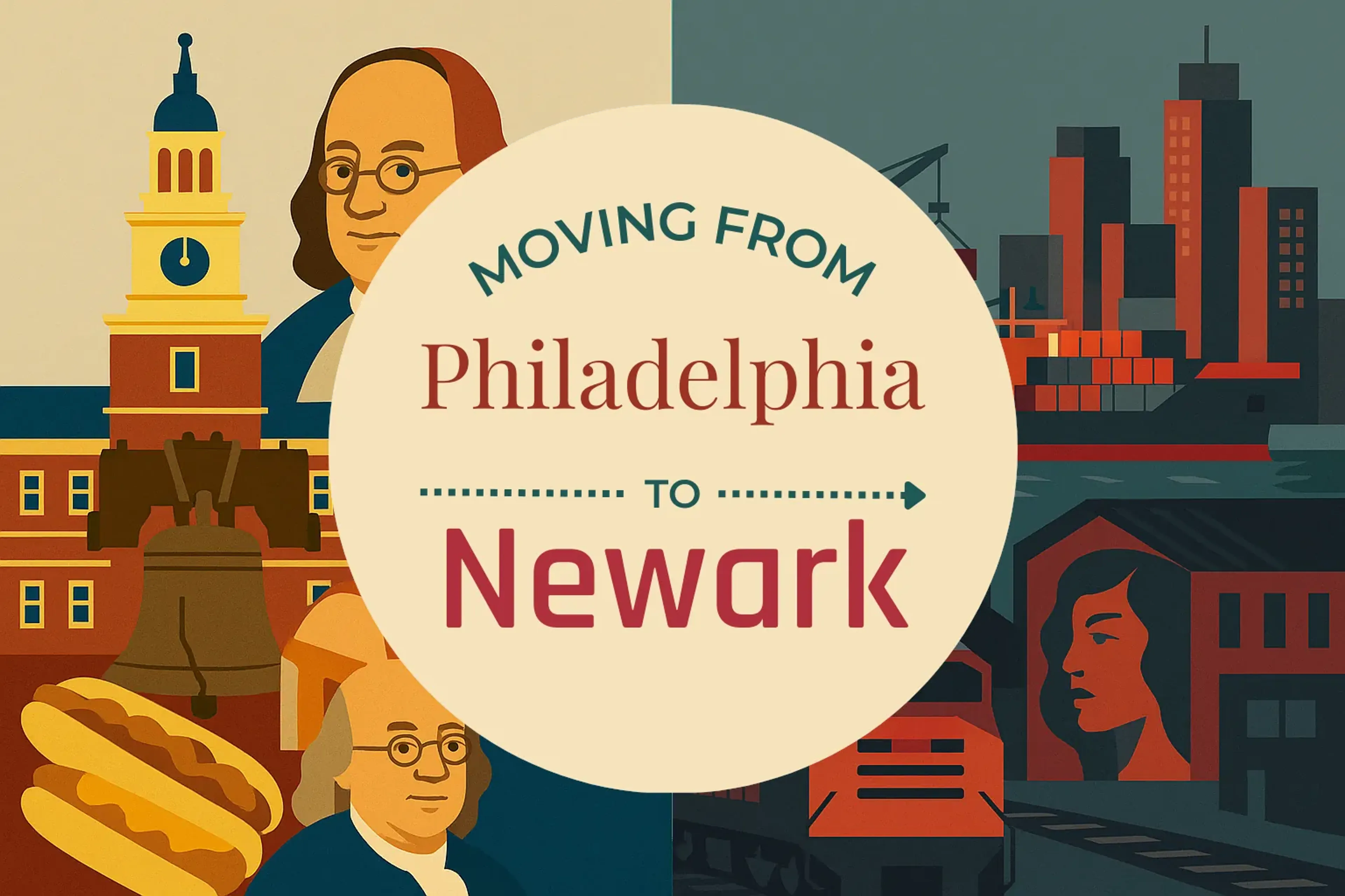 Side-by-side comparison of Philadelphia to Newark moving companies