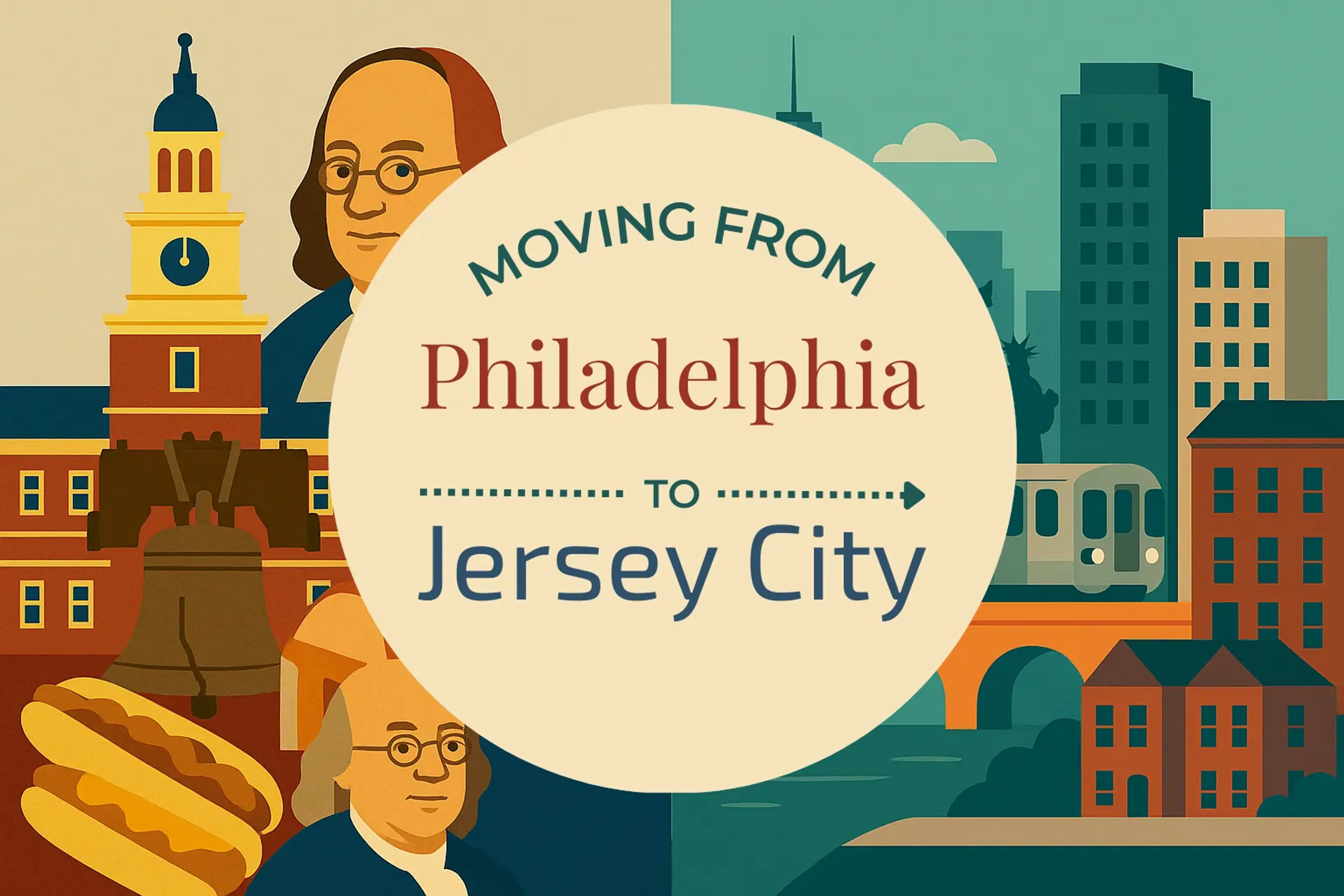 Side-by-side comparison of Philadelphia to Jersey City moving companies