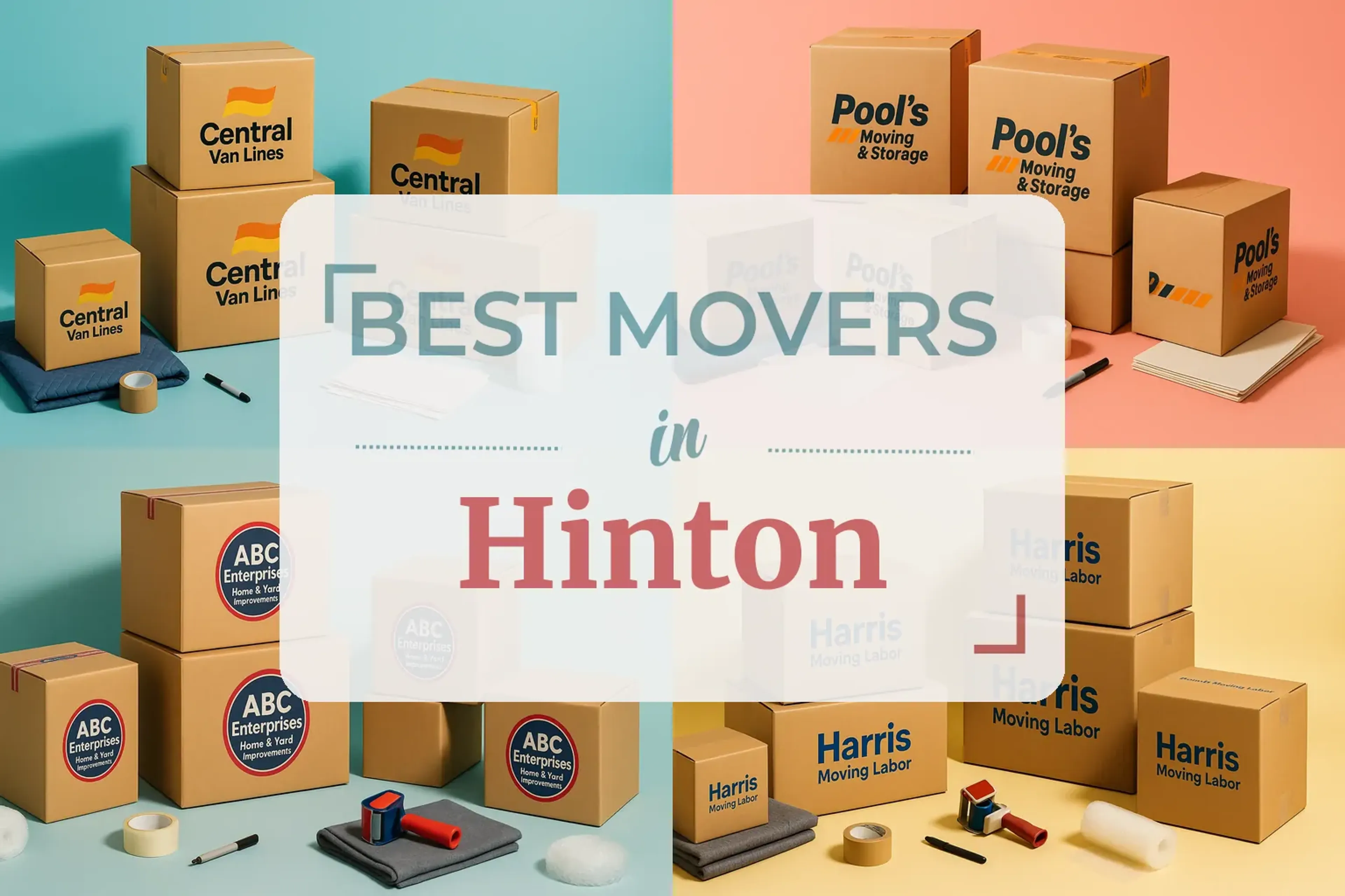 Side-by-side comparison of Hinton moving companies