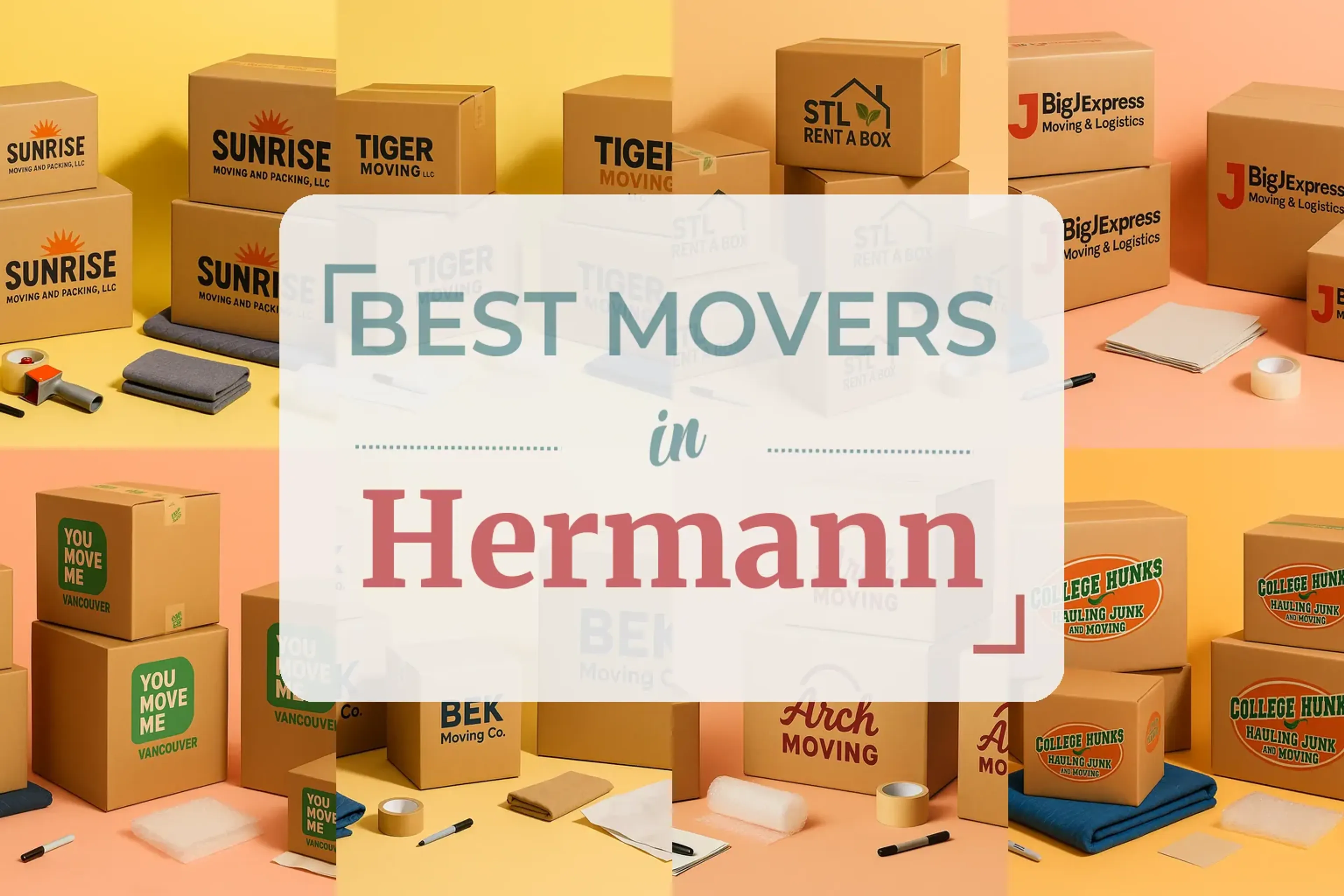 Side-by-side comparison of Hermann moving companies