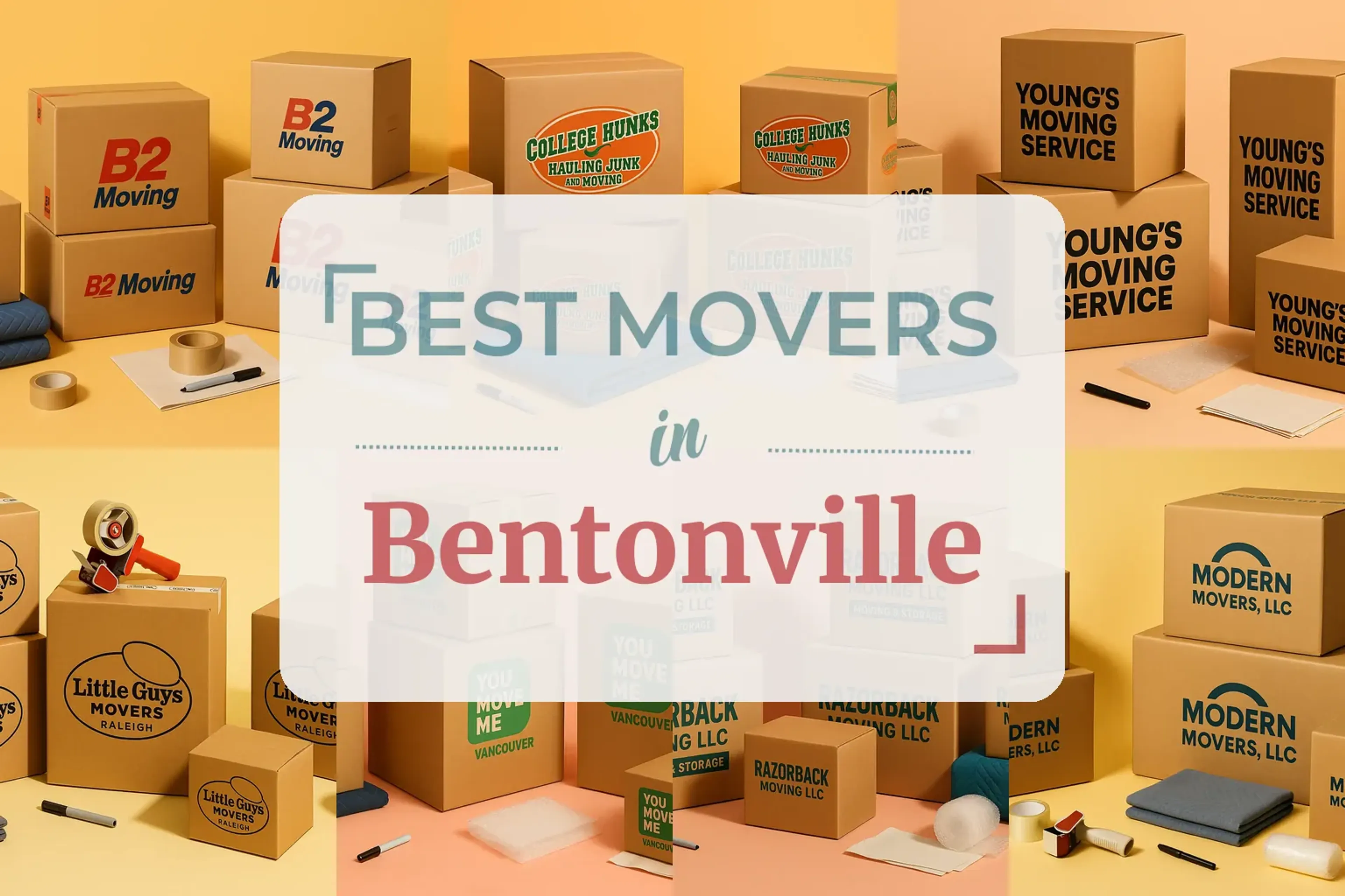 Side-by-side comparison of Bentonville moving companies