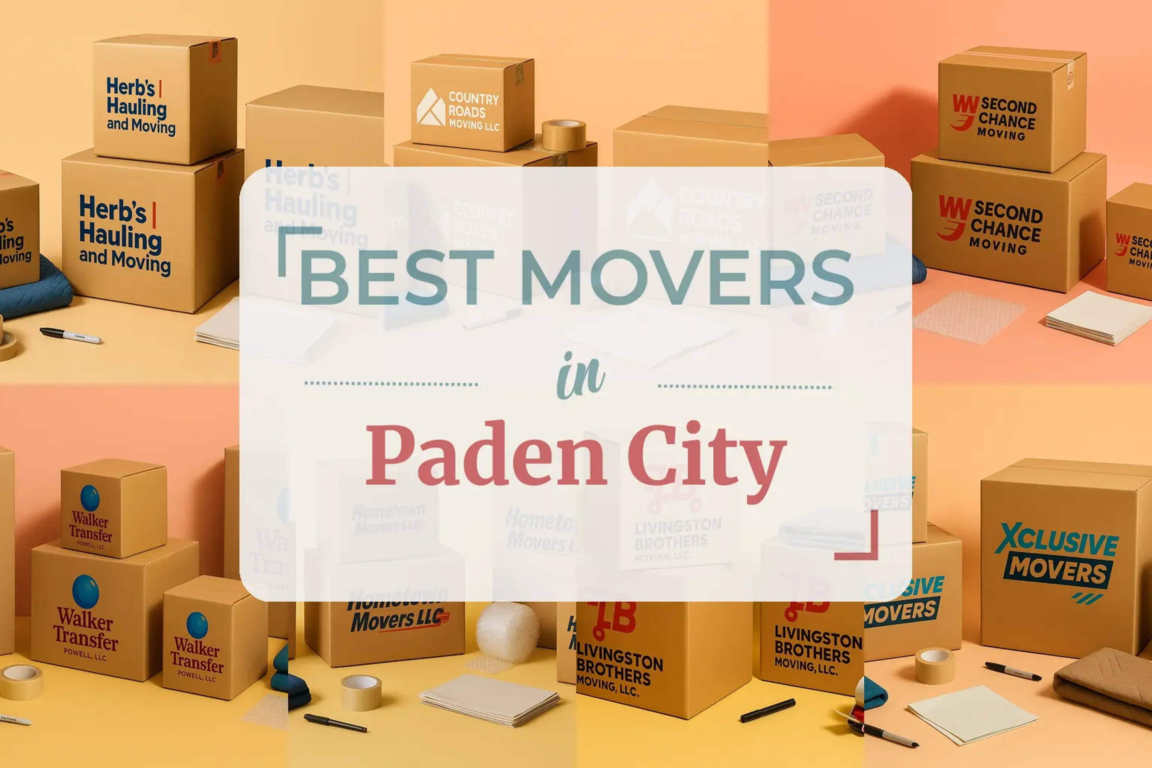 Side-by-side comparison of Paden City moving companies