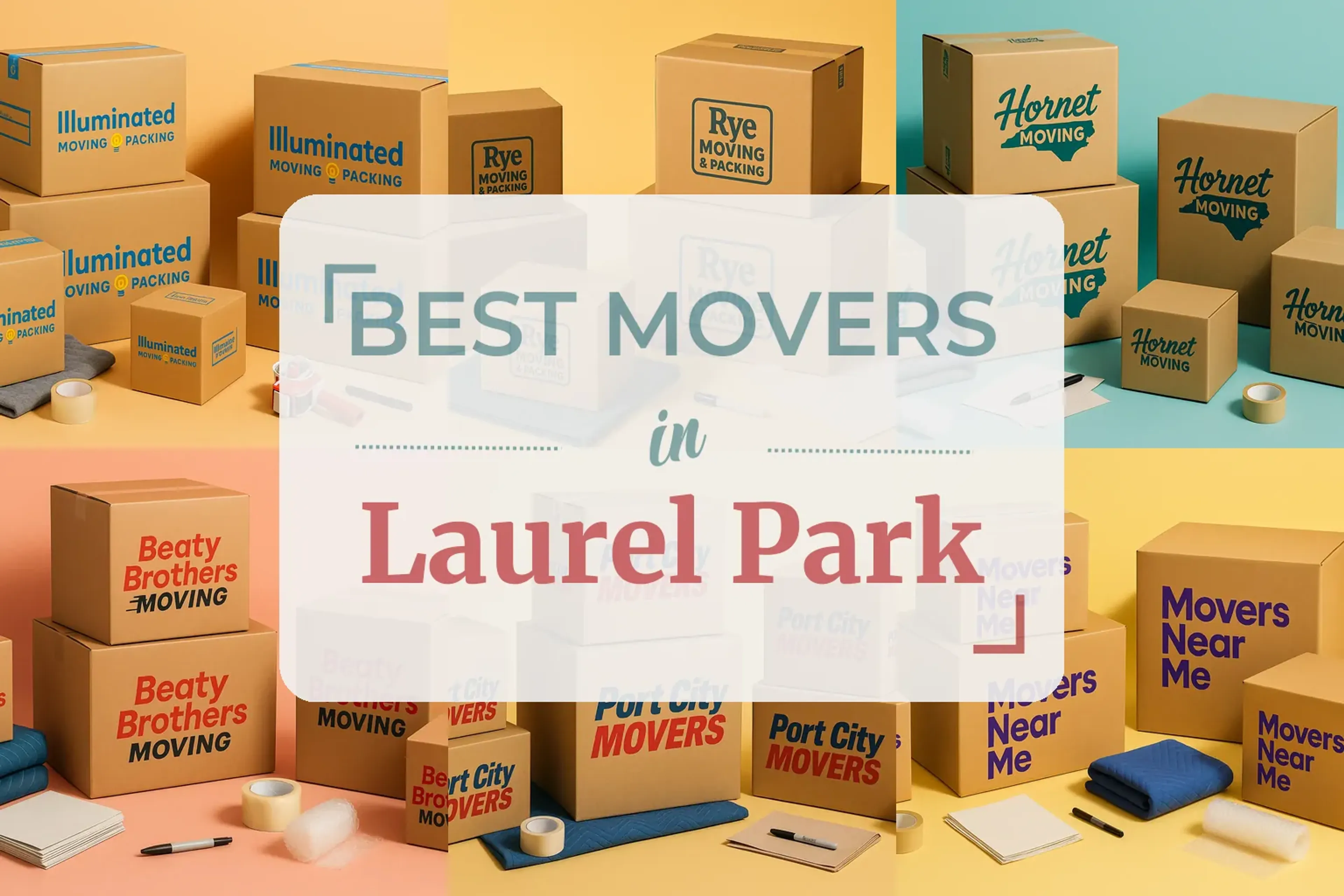 Side-by-side comparison of Laurel Park moving companies