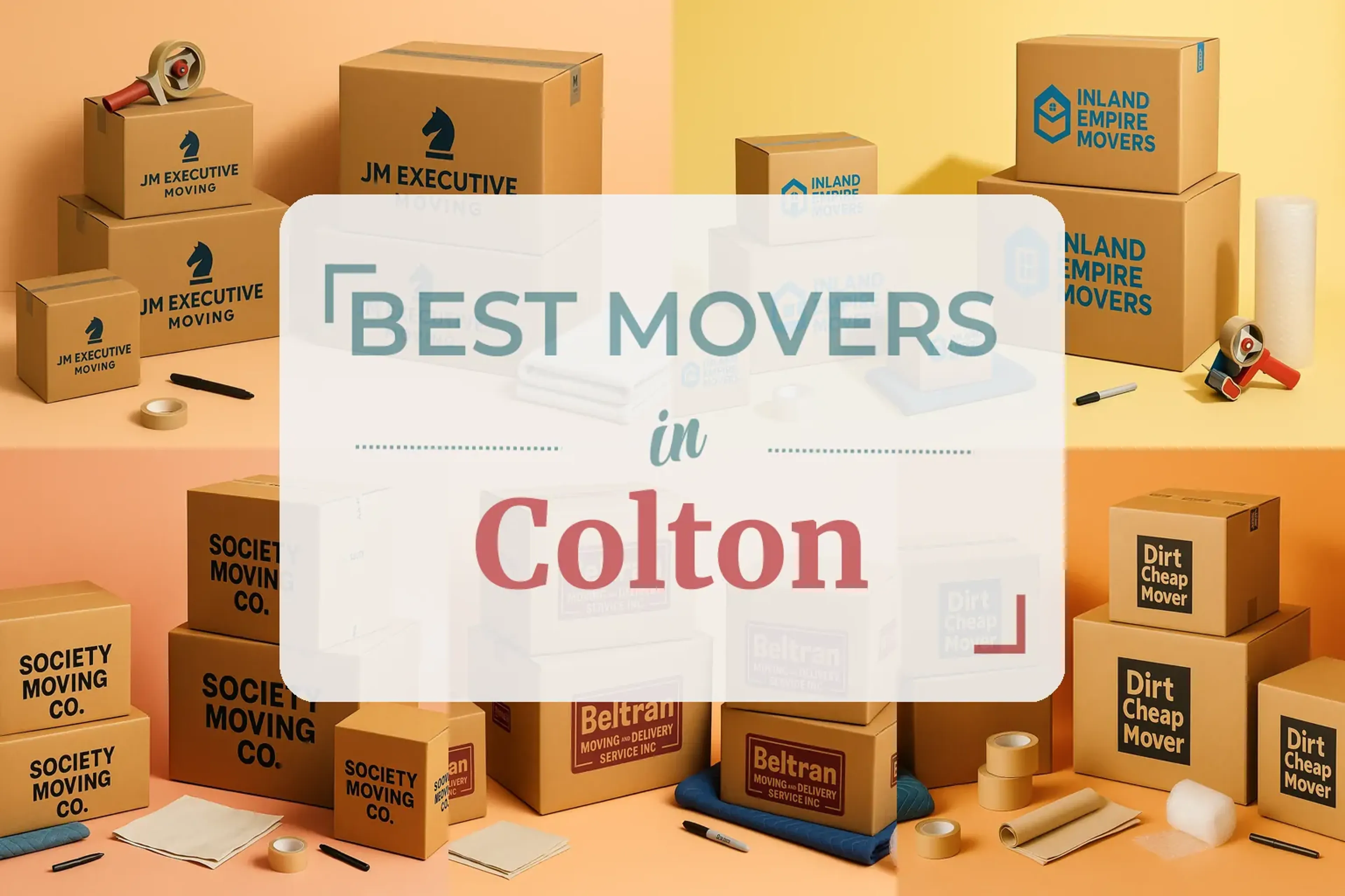 Side-by-side comparison of Colton moving companies