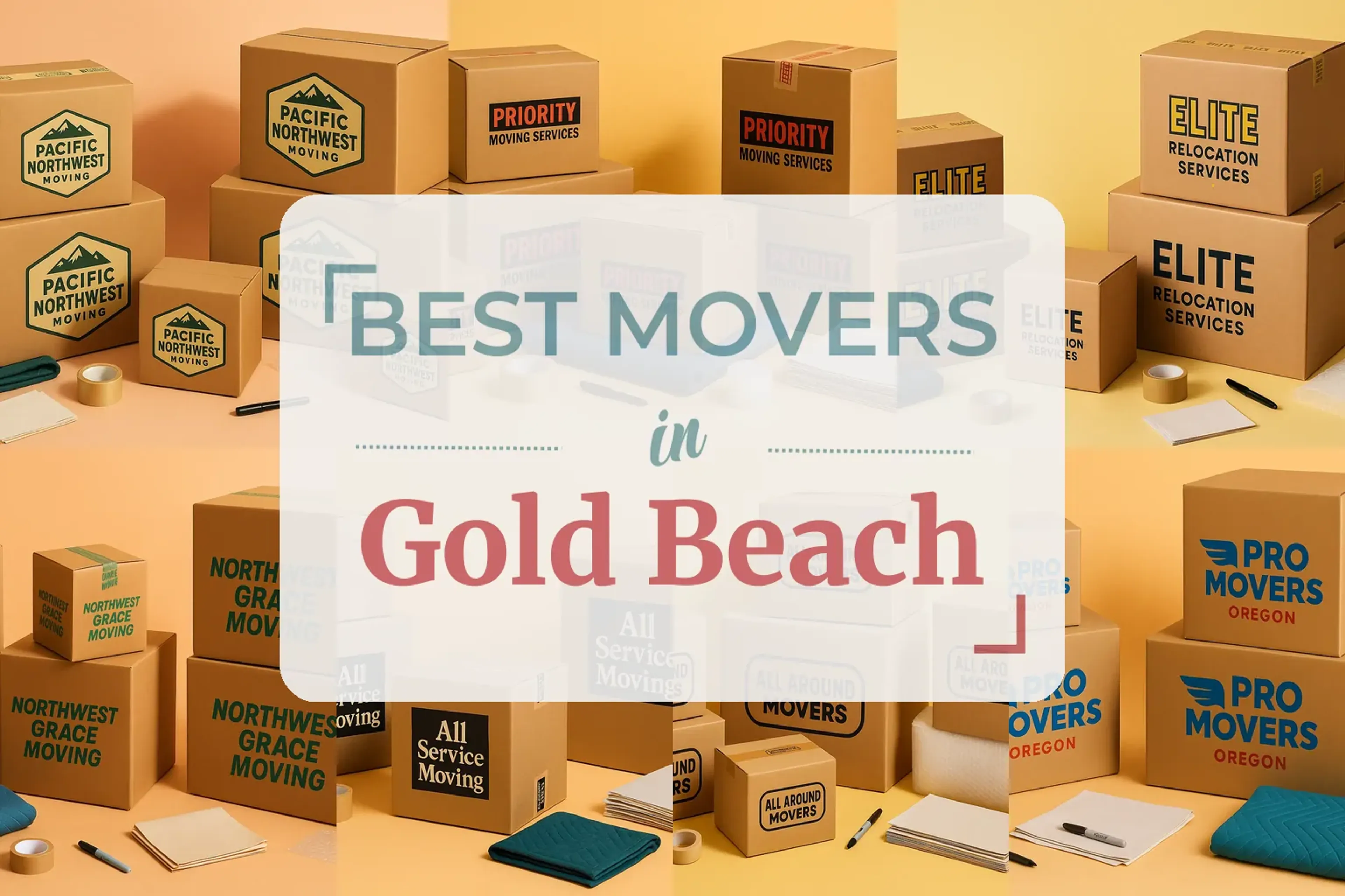 Side-by-side comparison of Gold Beach moving companies