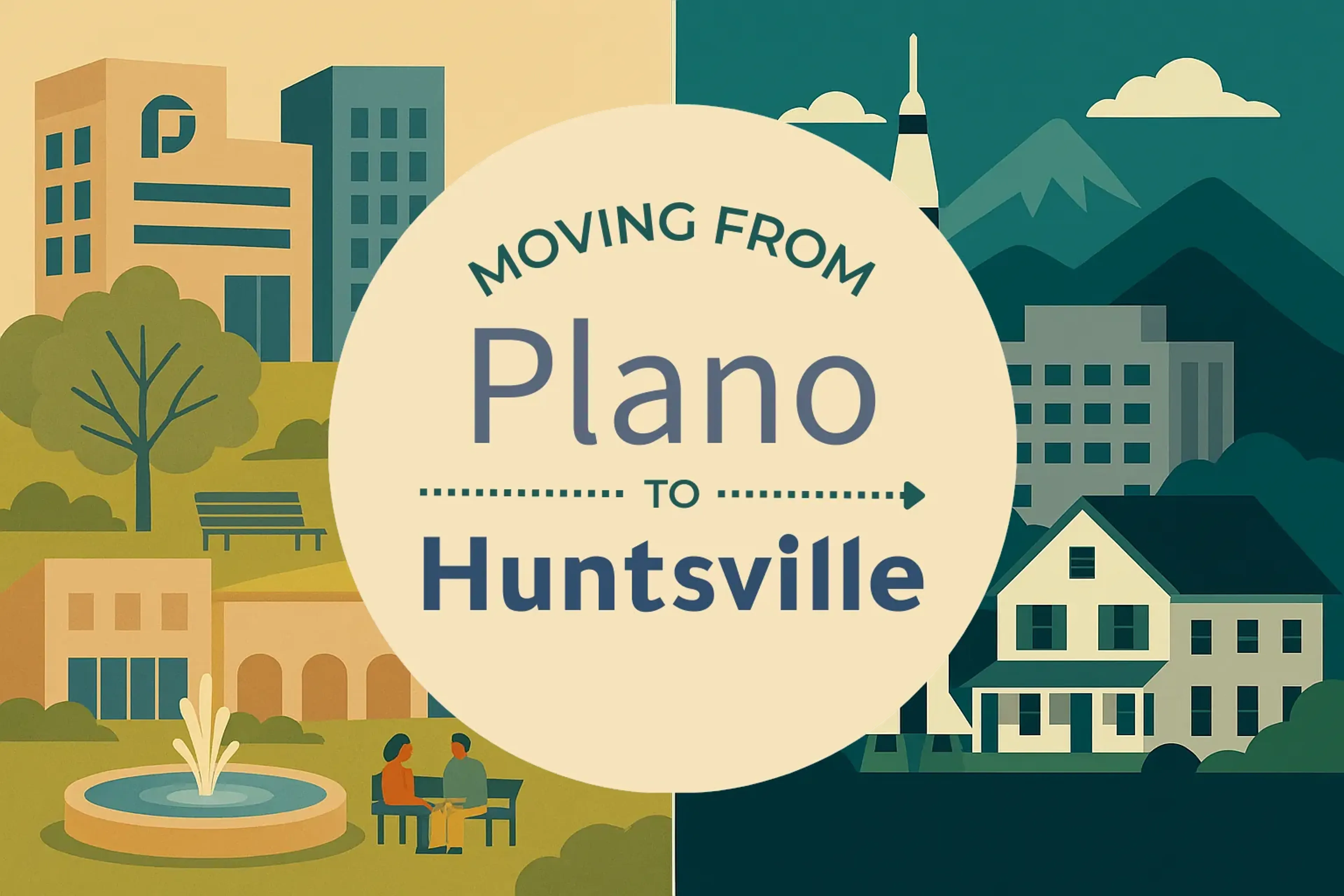 Side-by-side comparison of Plano to Huntsville moving companies