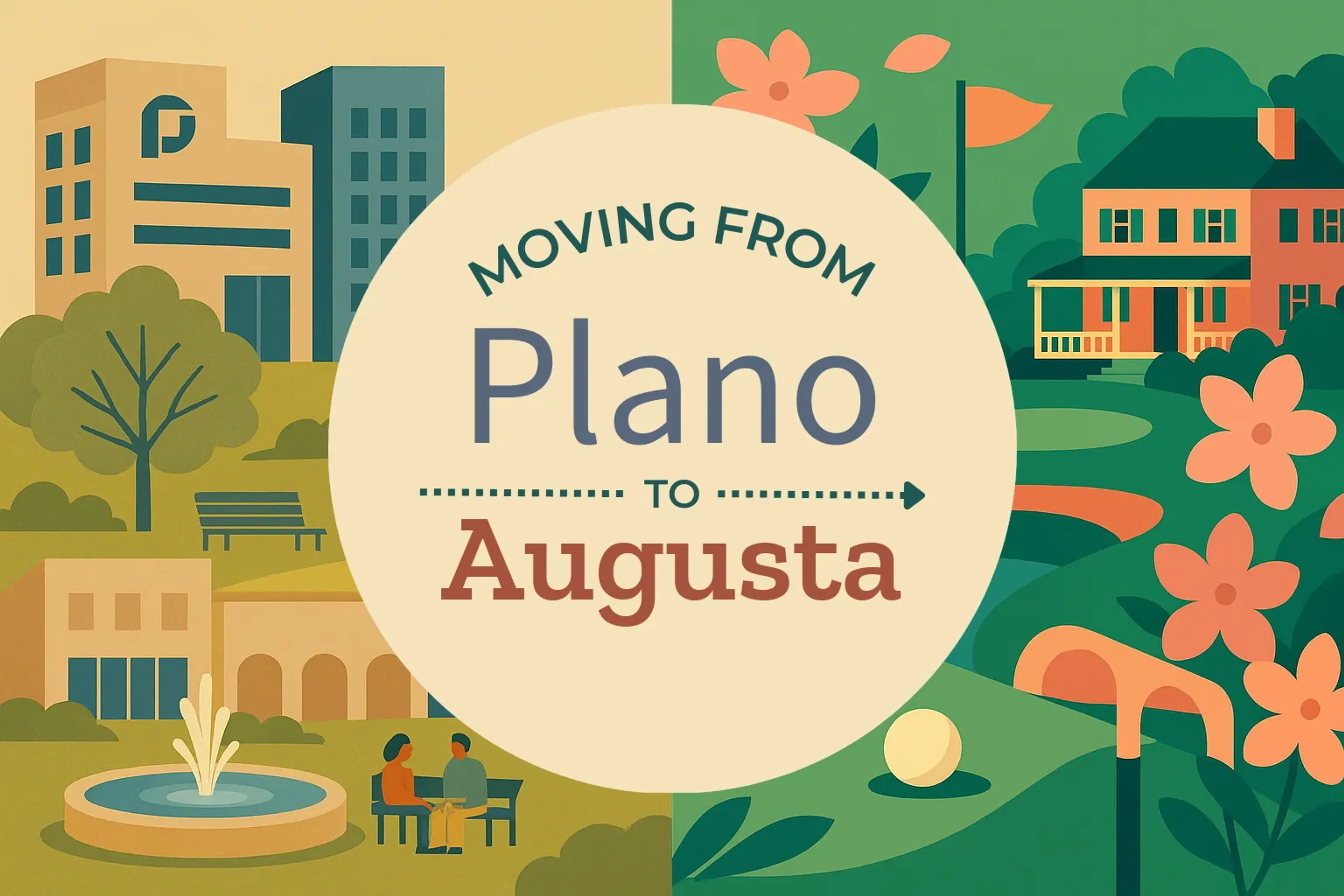 Side-by-side comparison of Plano to Augusta moving companies