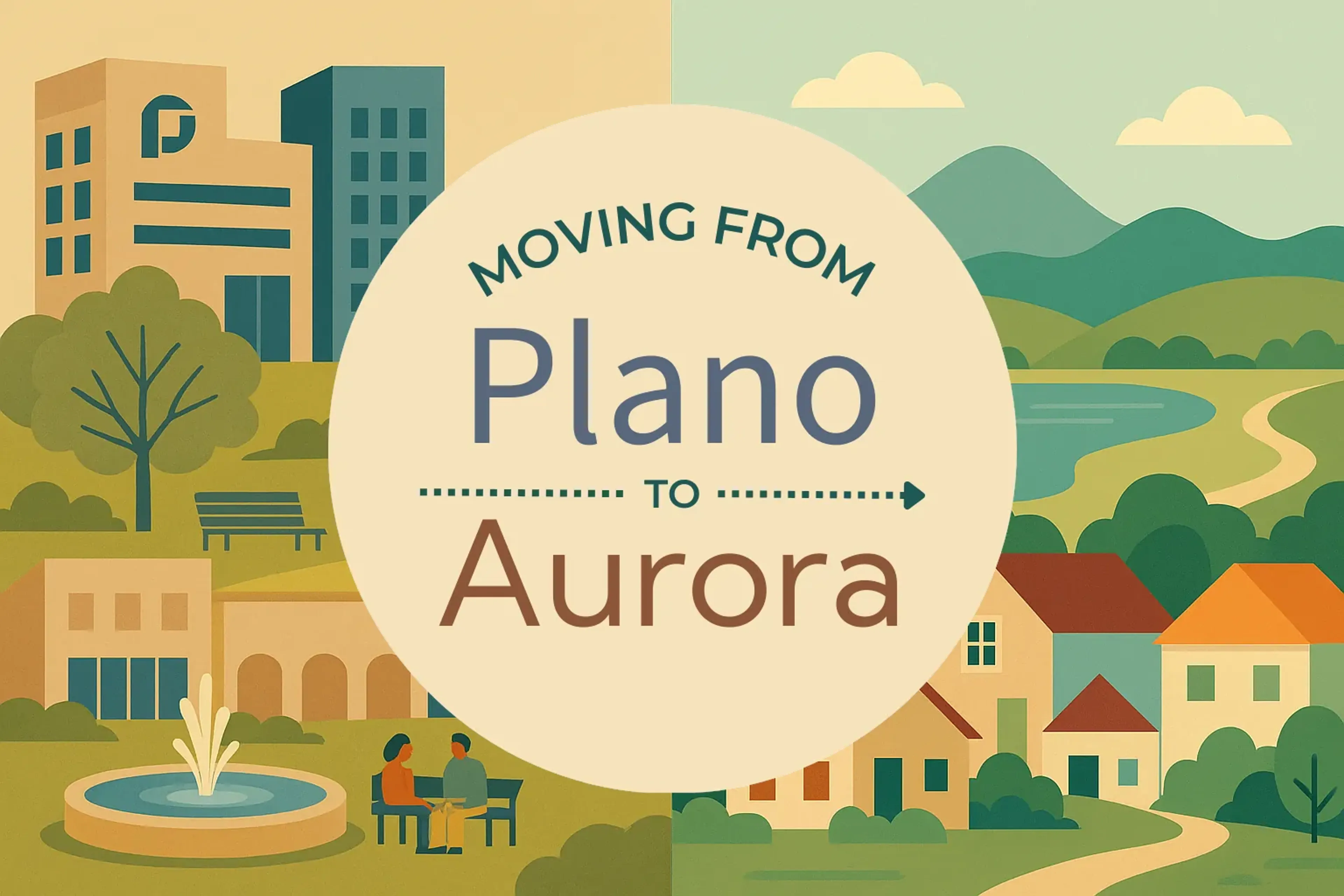 Side-by-side comparison of Plano to Aurora moving companies