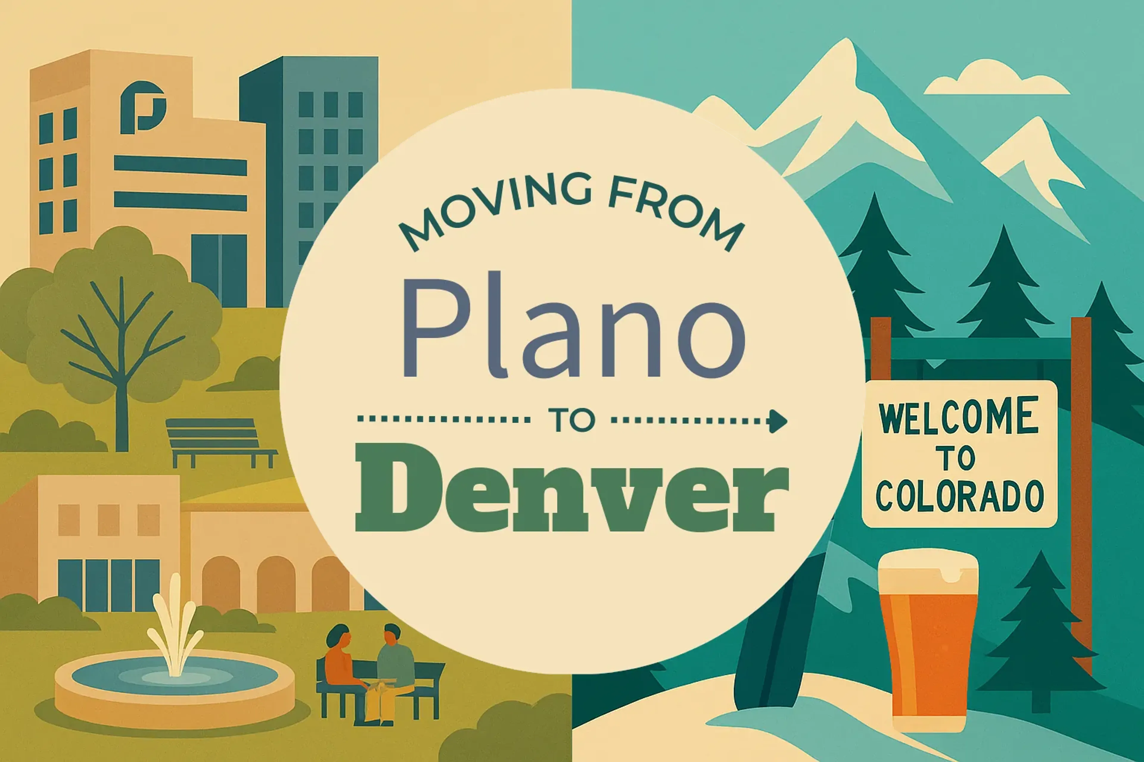 Side-by-side comparison of Plano to Denver moving companies