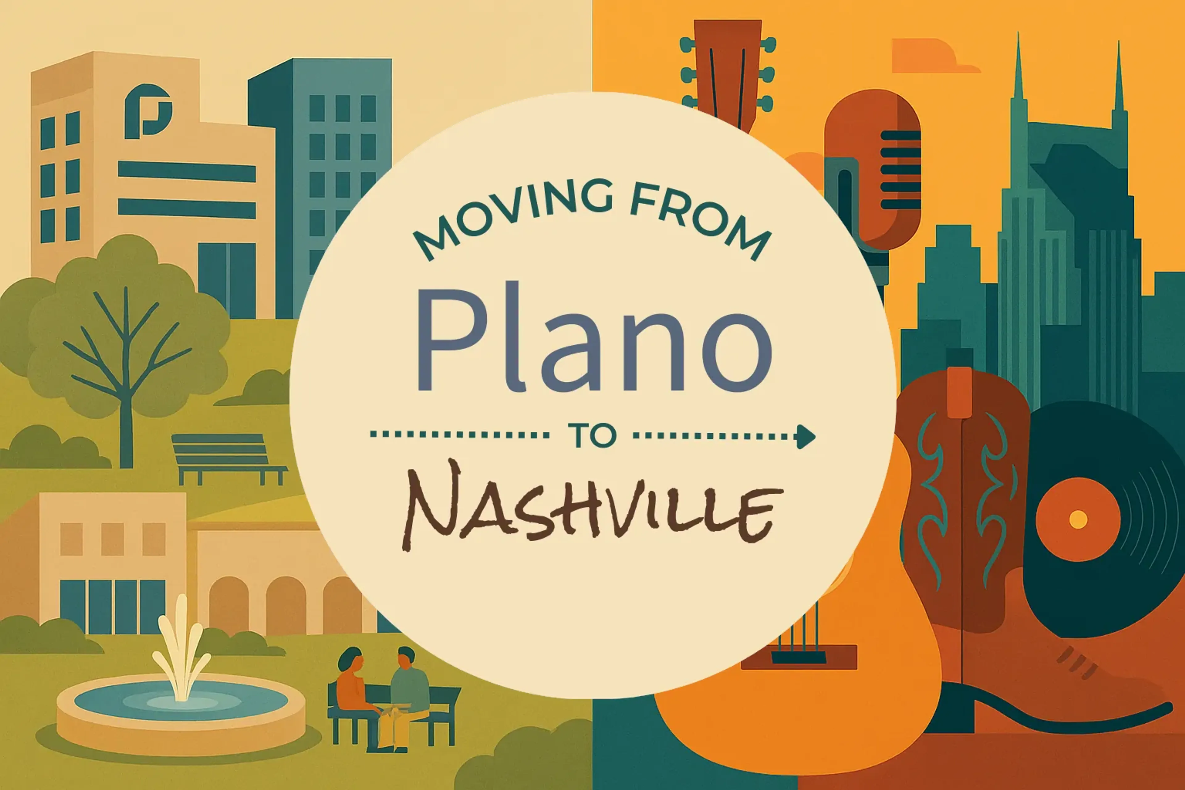 Side-by-side comparison of Plano to Nashville moving companies