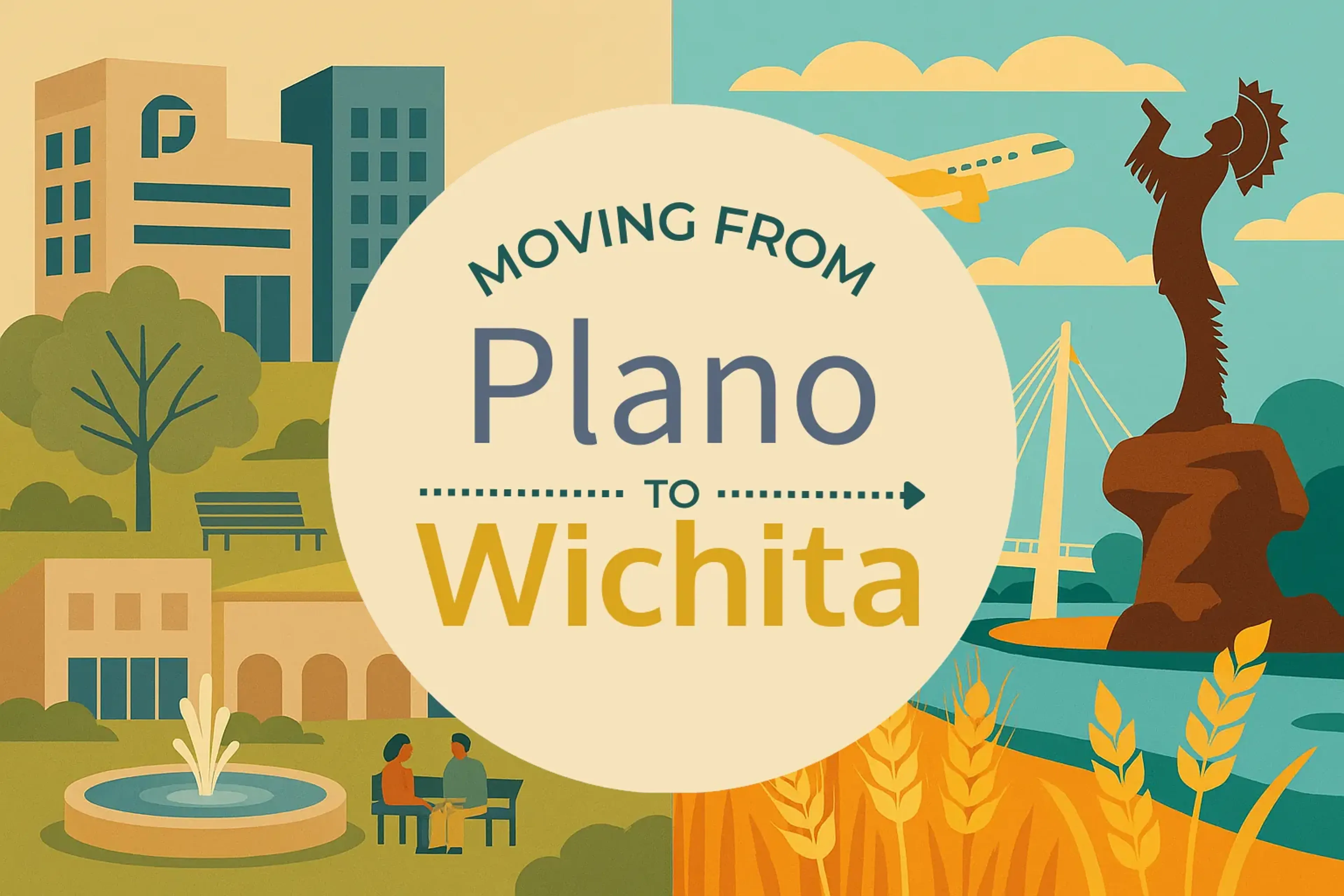 Side-by-side comparison of Plano to Wichita moving companies