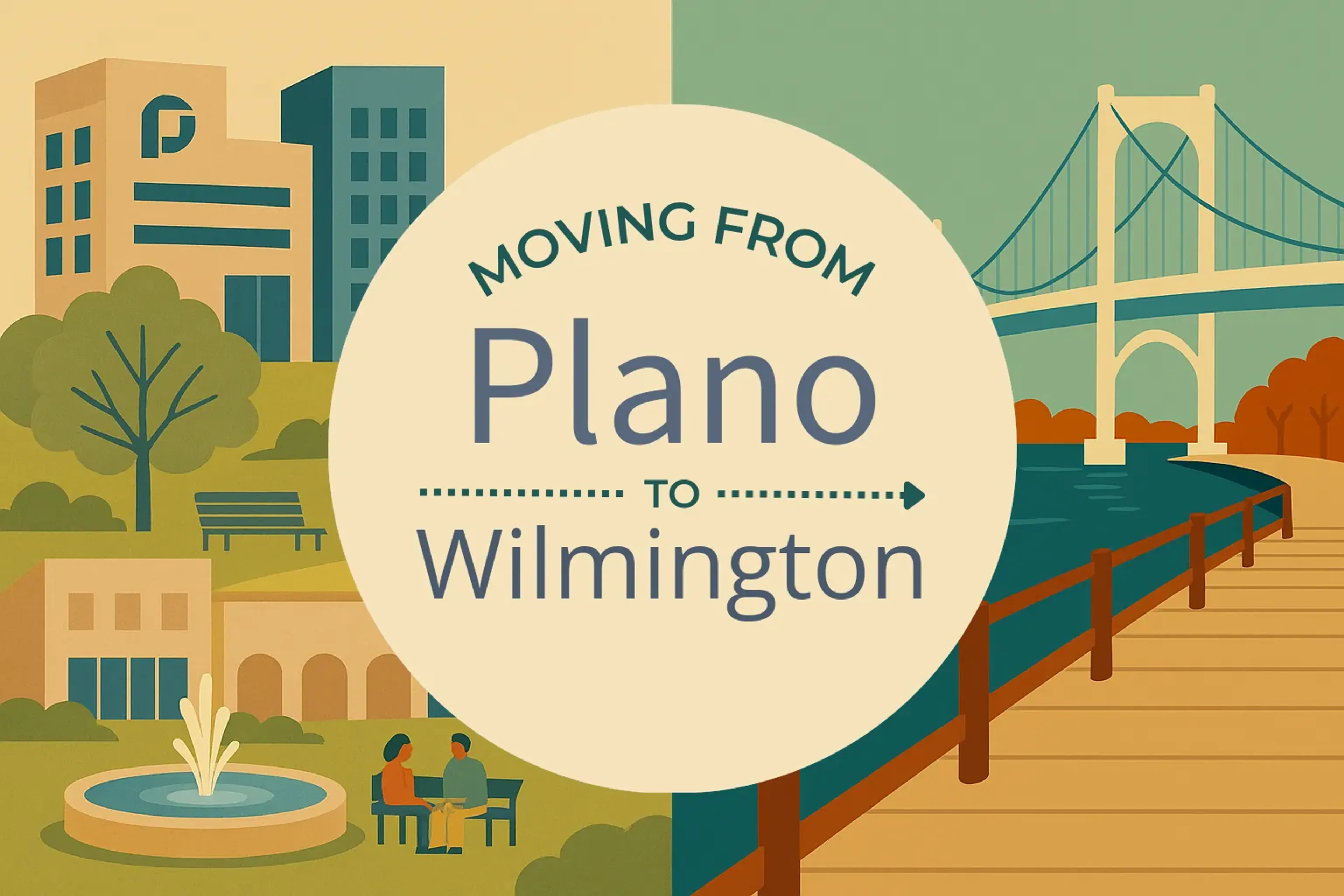 Side-by-side comparison of Plano to Wilmington moving companies