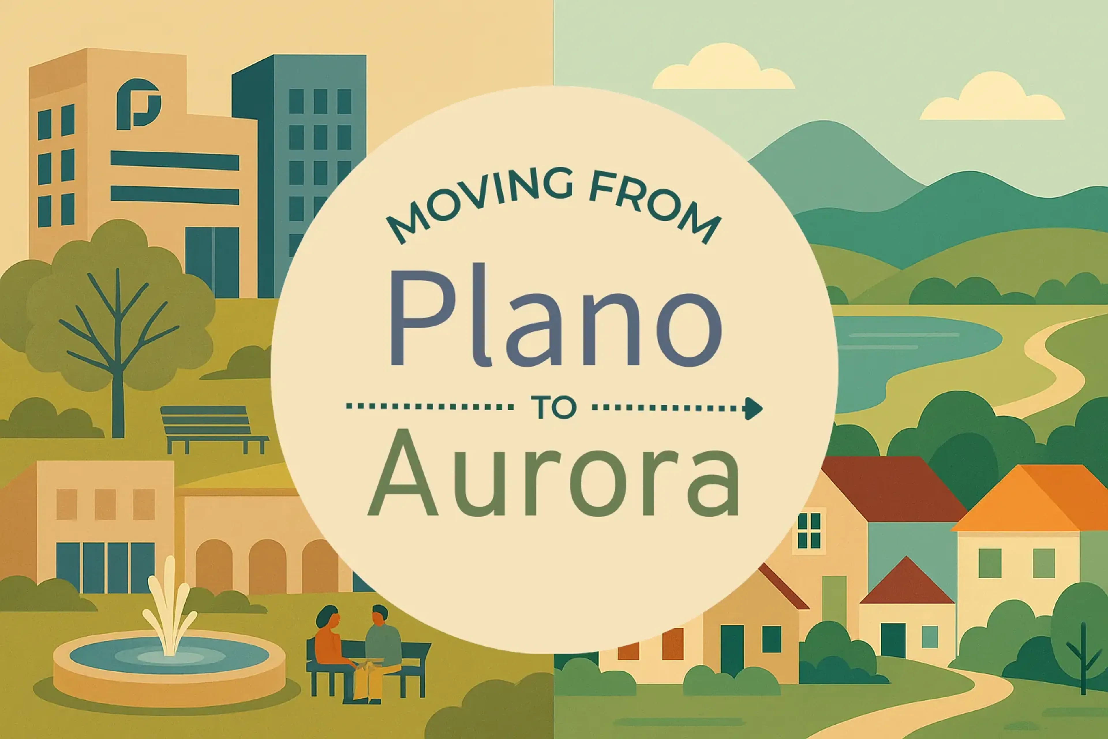 Side-by-side comparison of Plano to Aurora moving companies