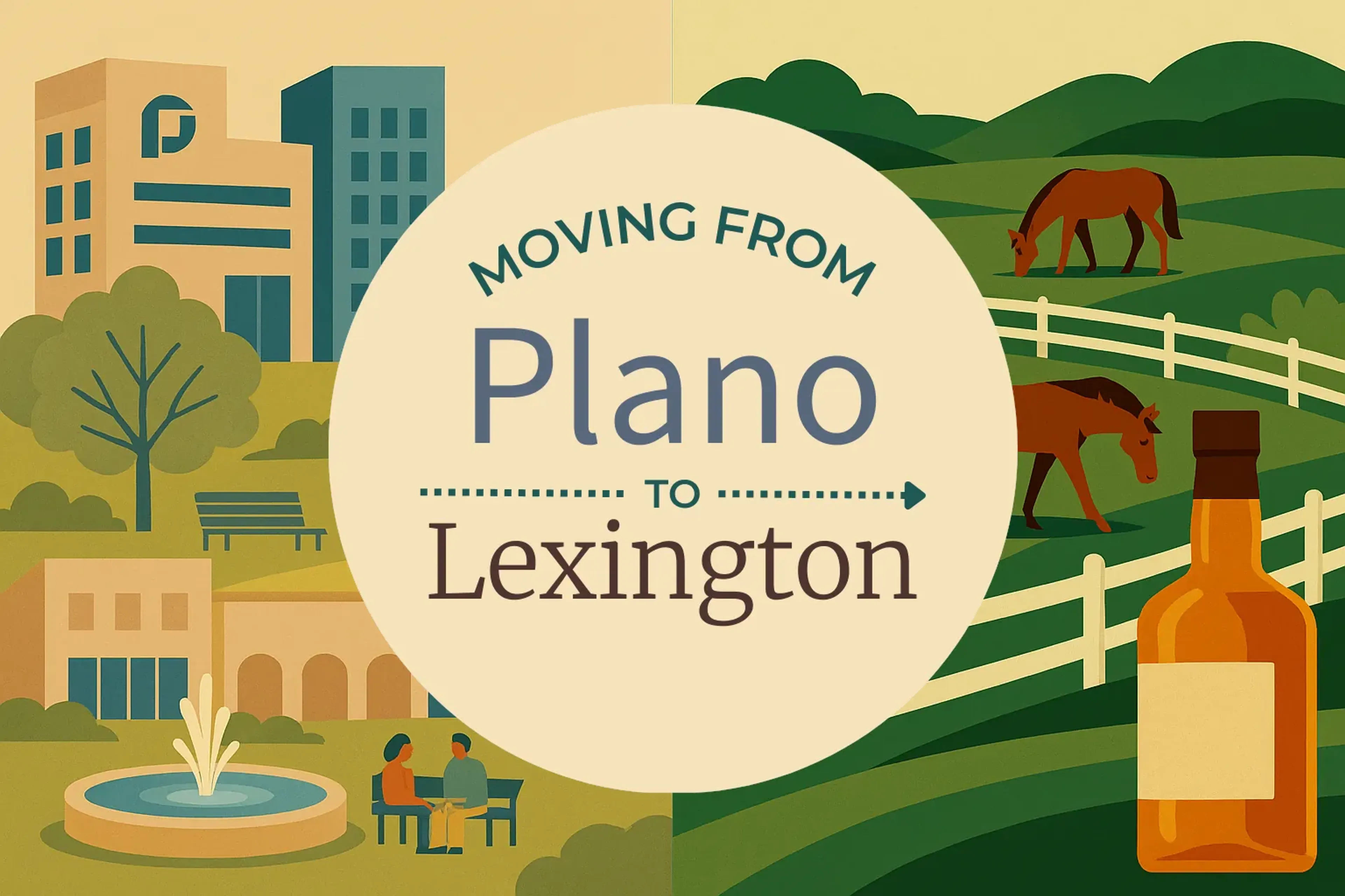 Side-by-side comparison of Plano to Lexington moving companies
