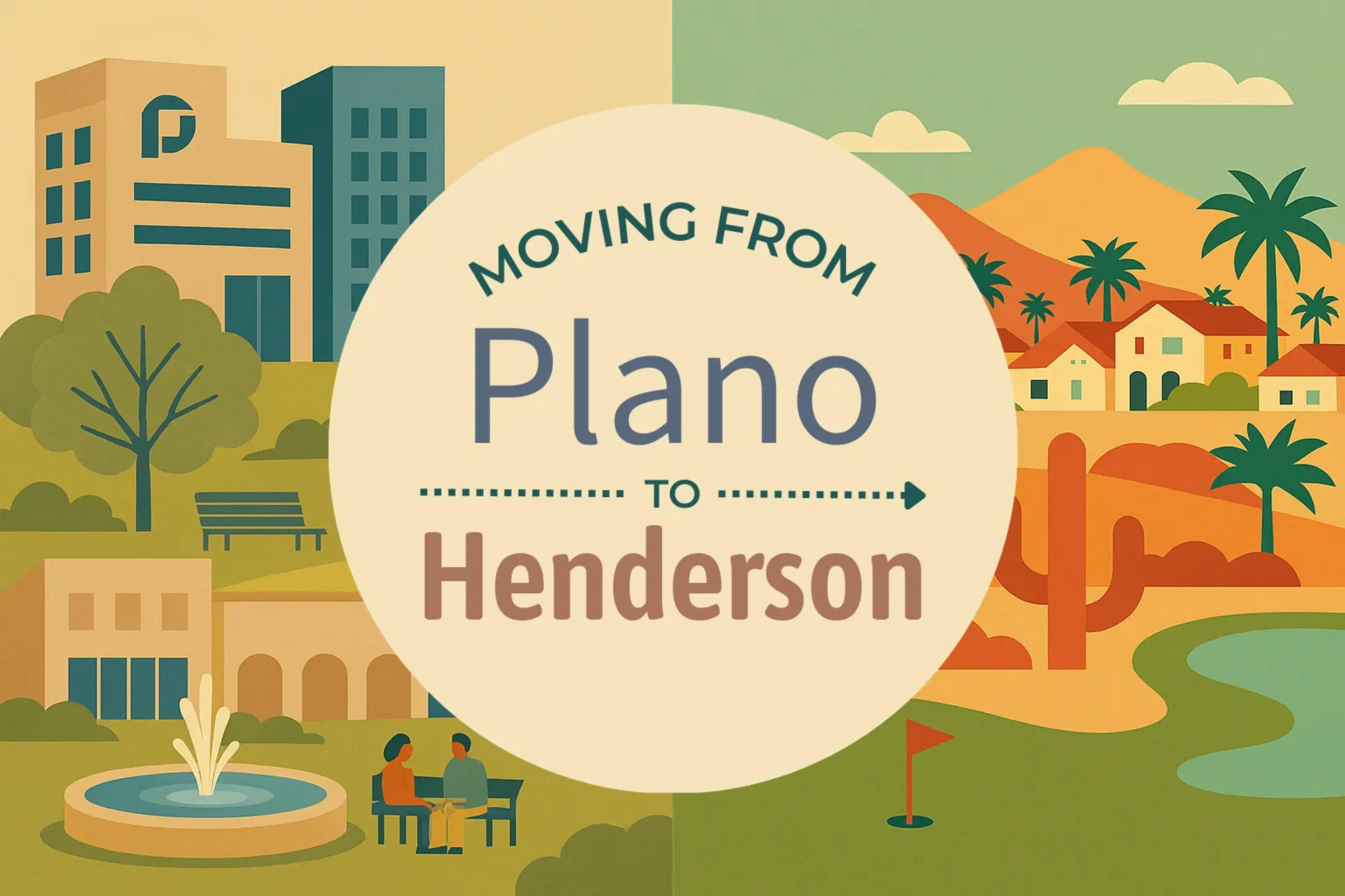 Side-by-side comparison of Plano to Henderson moving companies