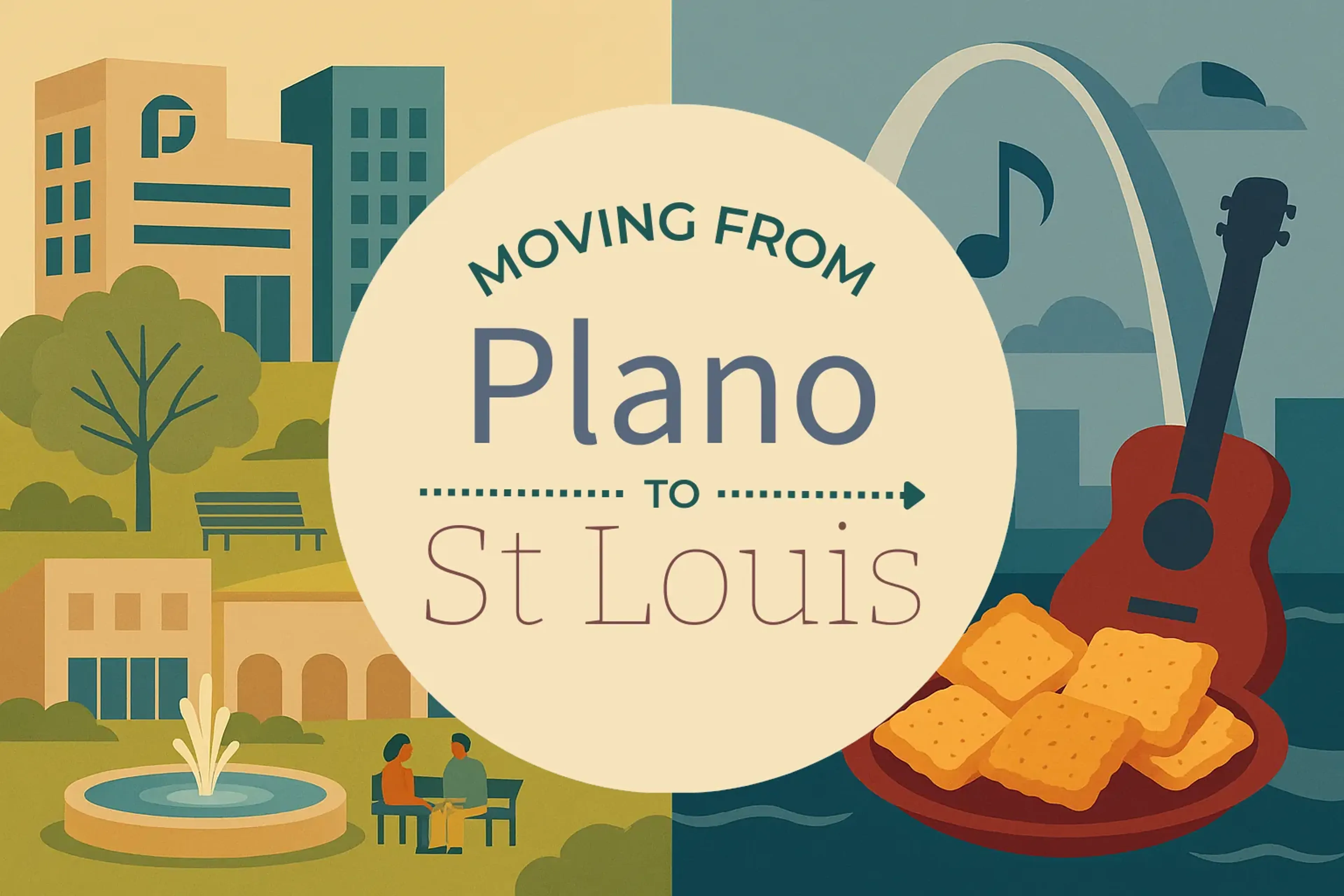 Side-by-side comparison of Plano to St. Louis moving companies