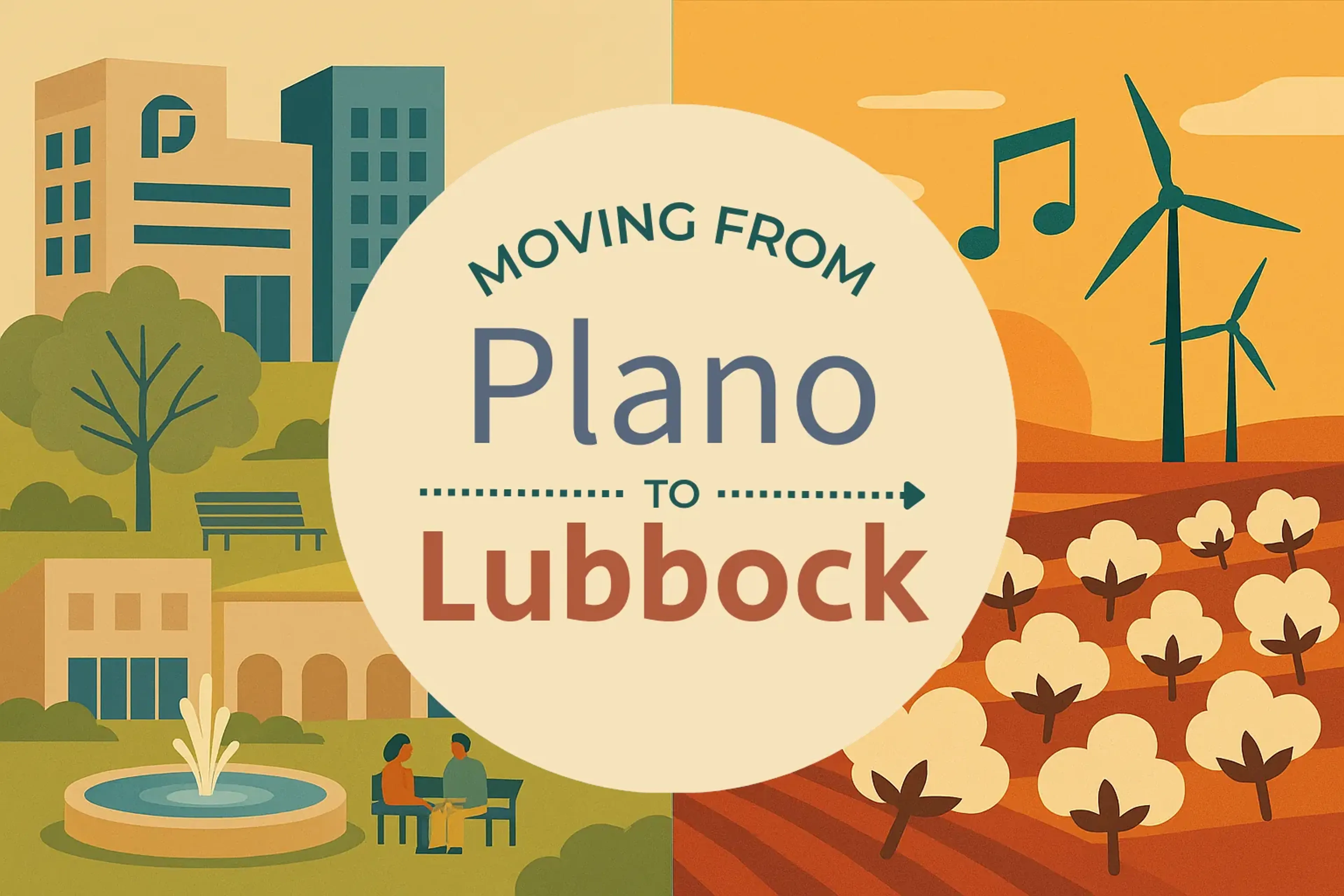 Side-by-side comparison of Plano to Lubbock moving companies