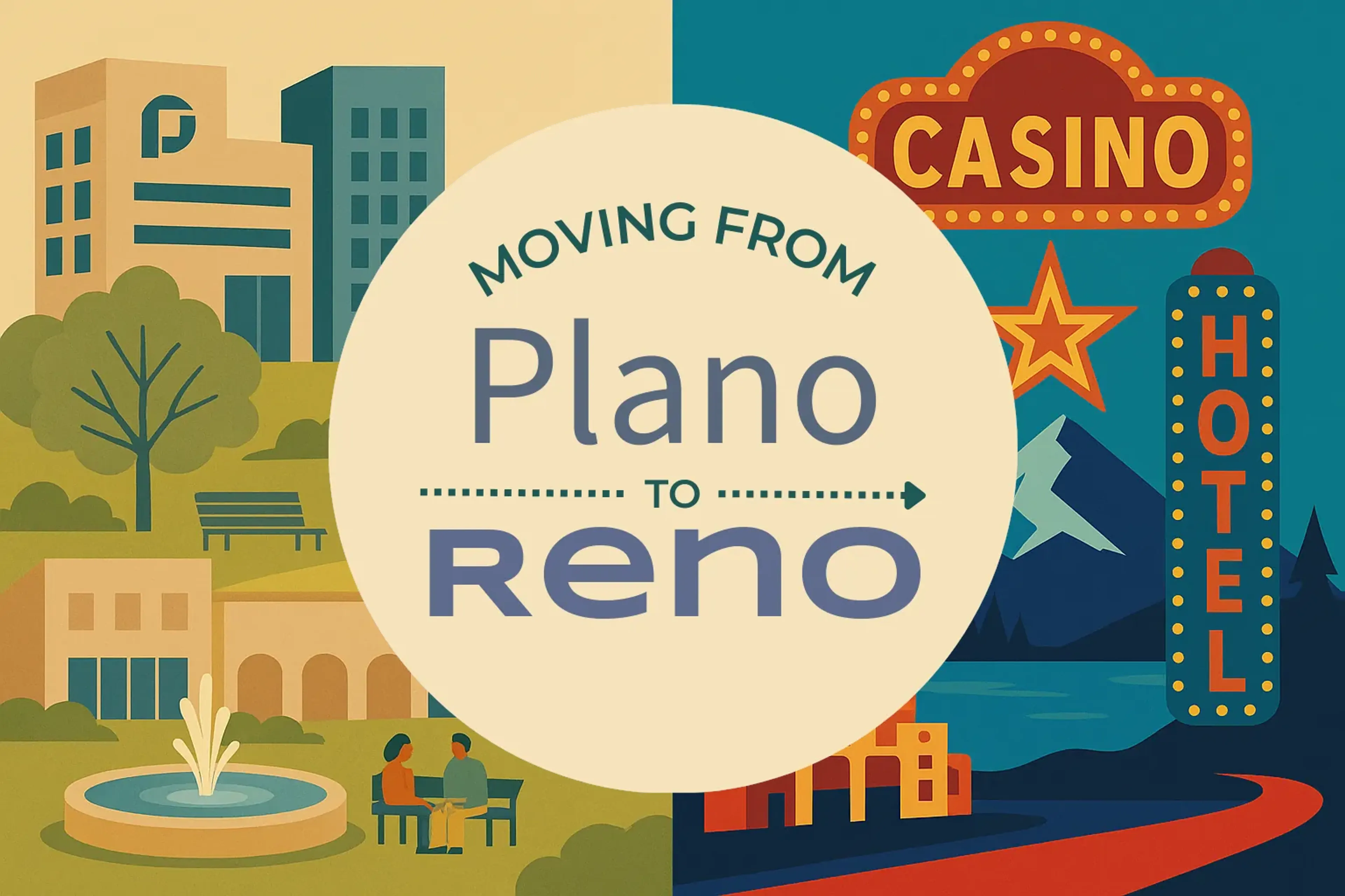 Side-by-side comparison of Plano to Reno moving companies