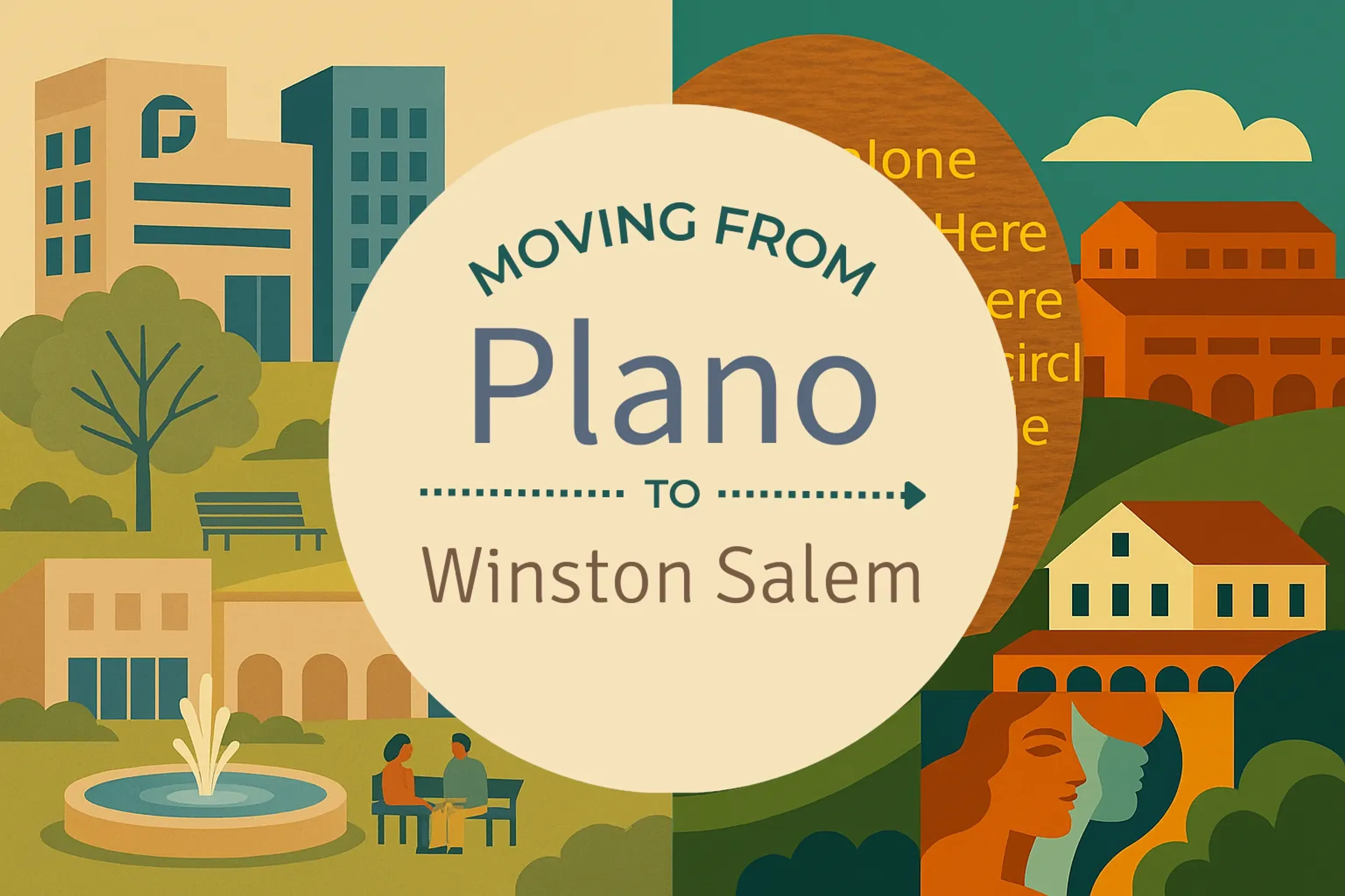 Side-by-side comparison of Plano to Winston Salem moving companies