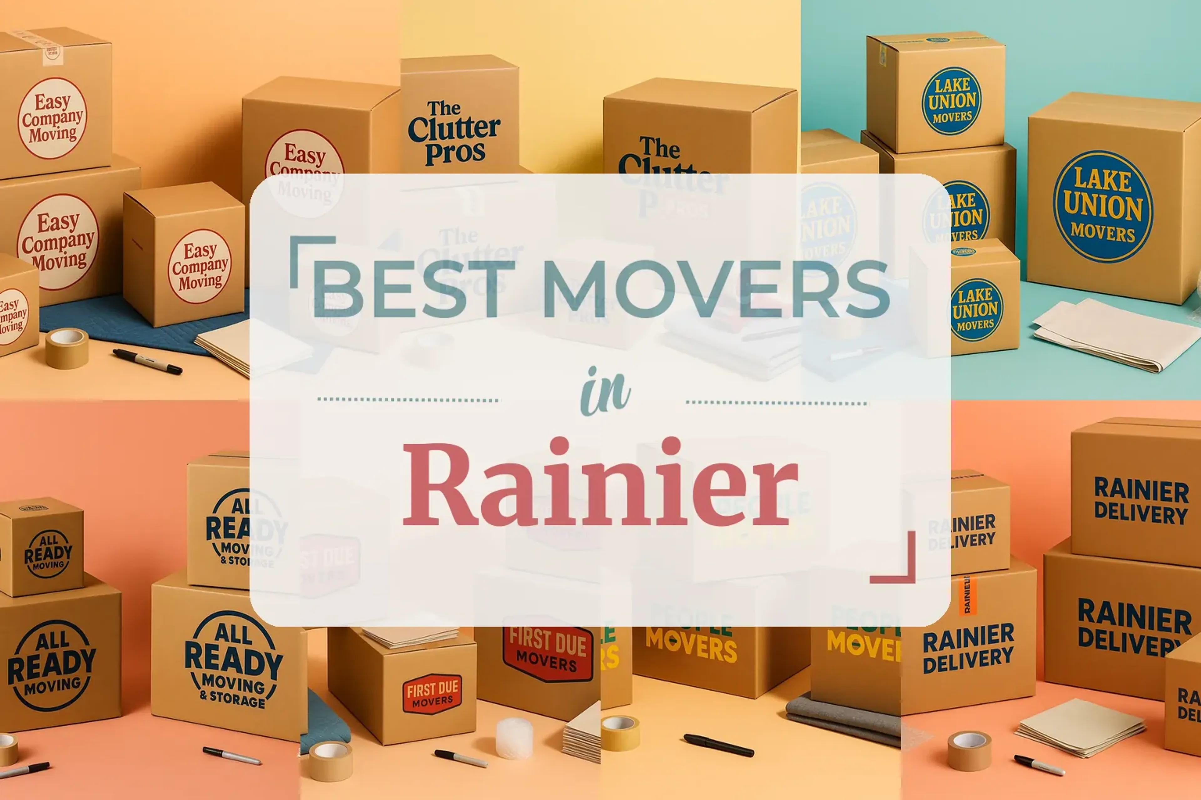 Side-by-side comparison of Rainier moving companies