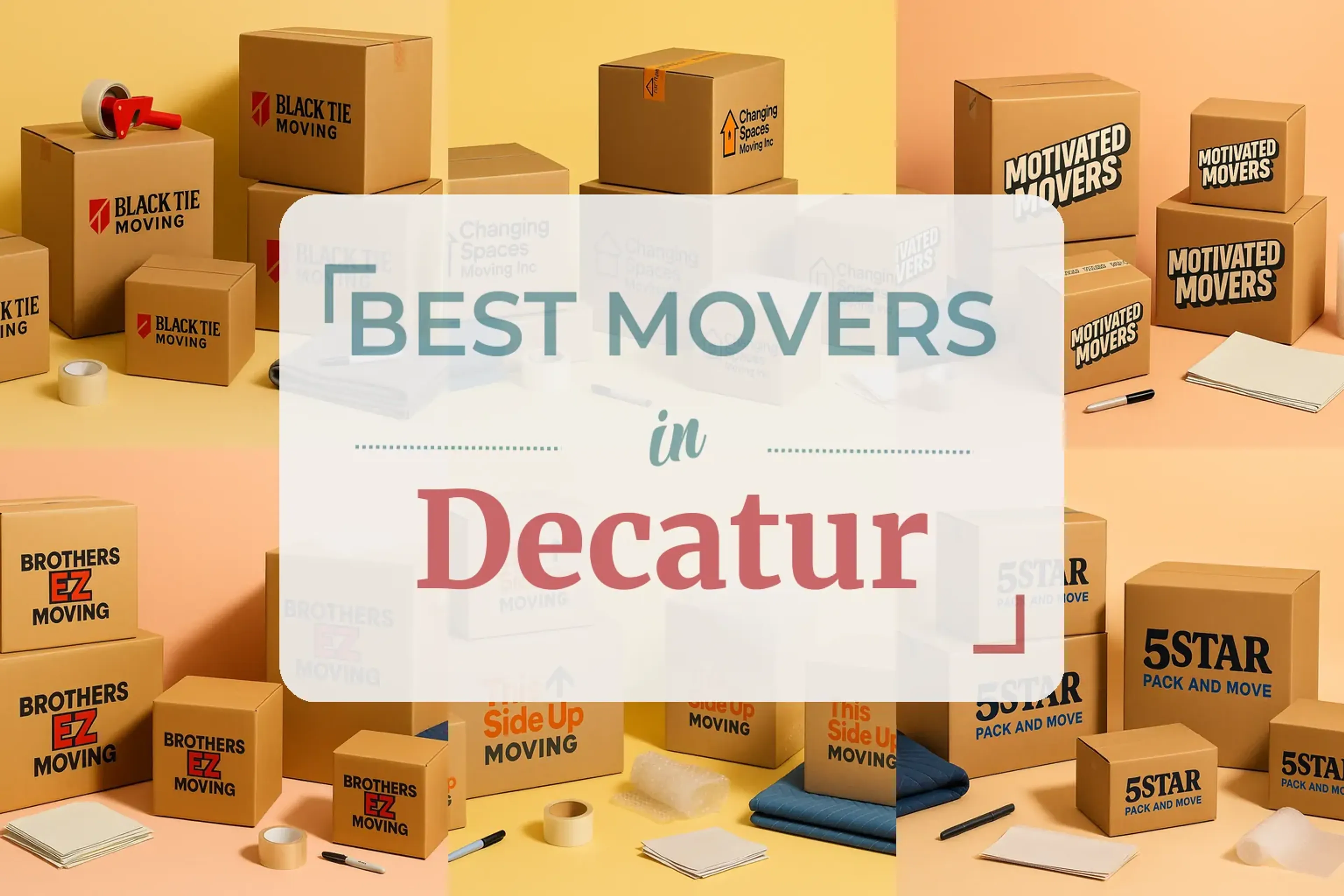 Side-by-side comparison of Decatur moving companies