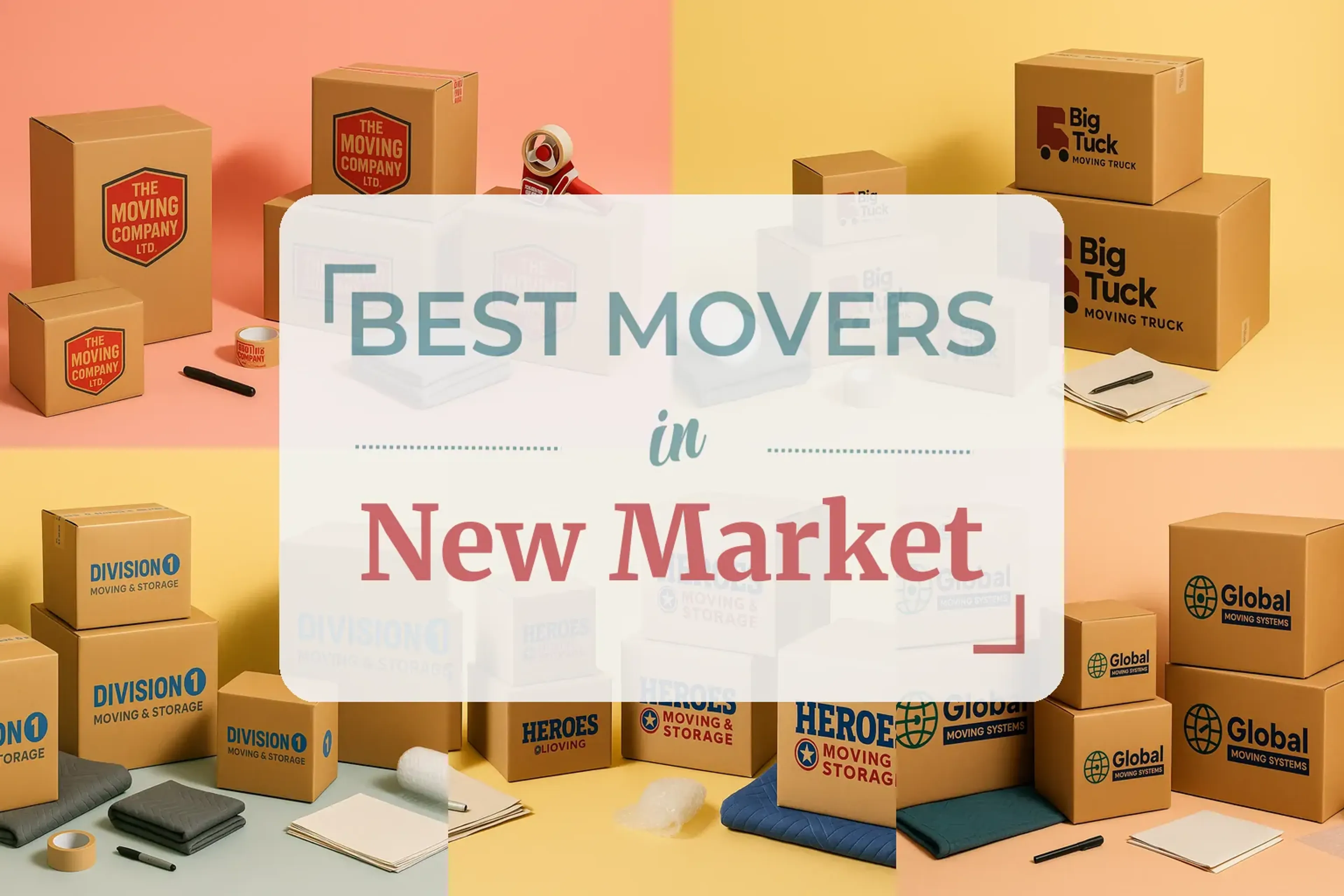 Side-by-side comparison of New Market moving companies