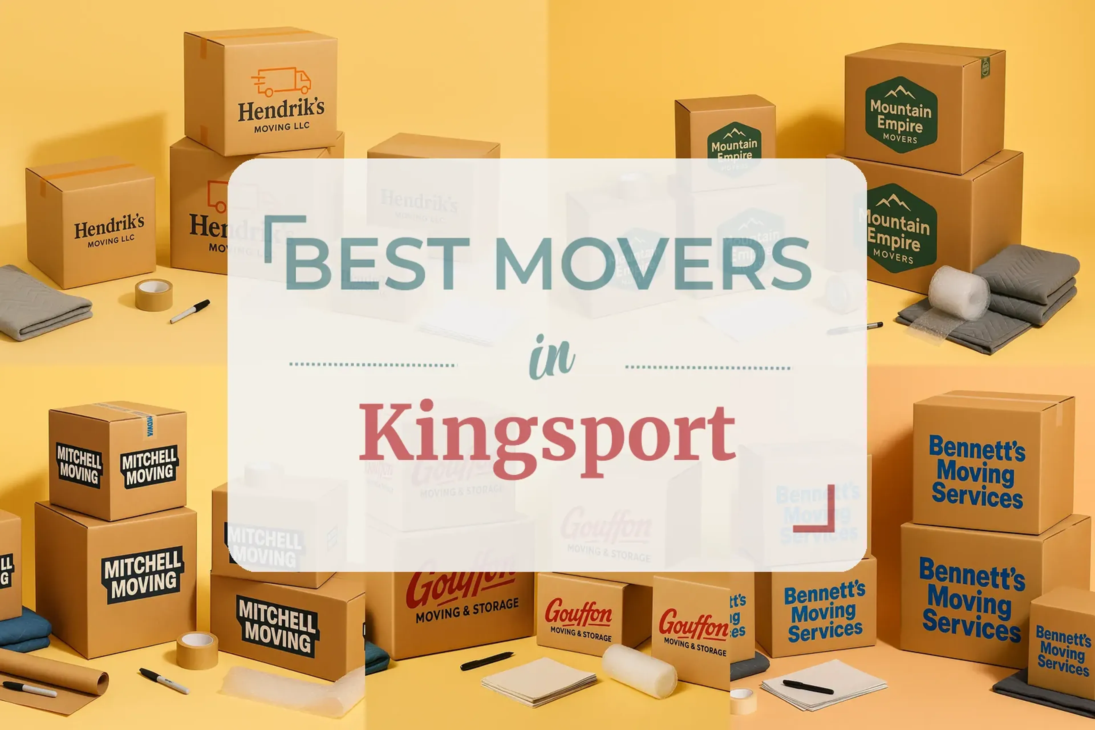 Side-by-side comparison of Kingsport moving companies