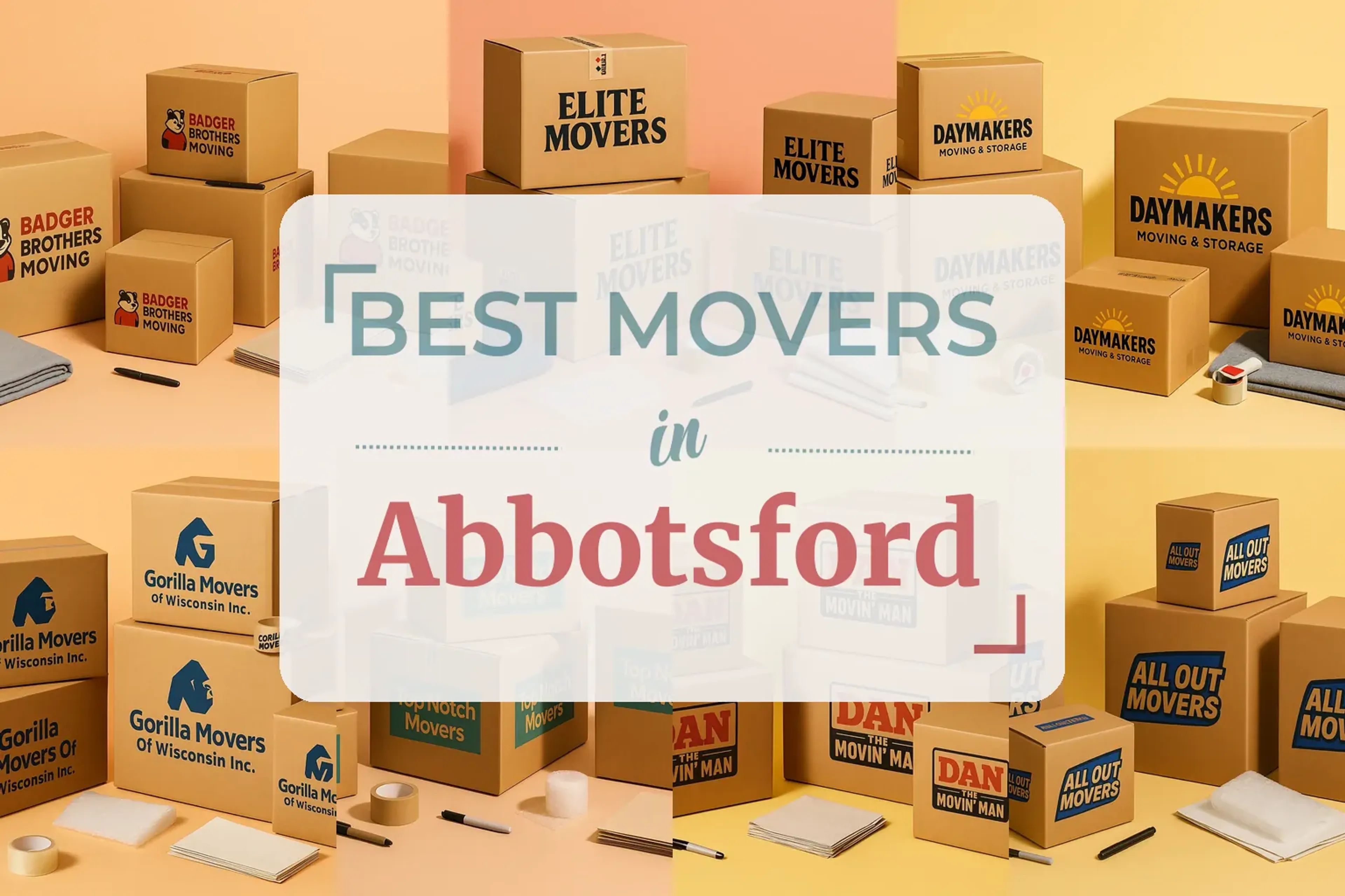 Side-by-side comparison of Abbotsford moving companies